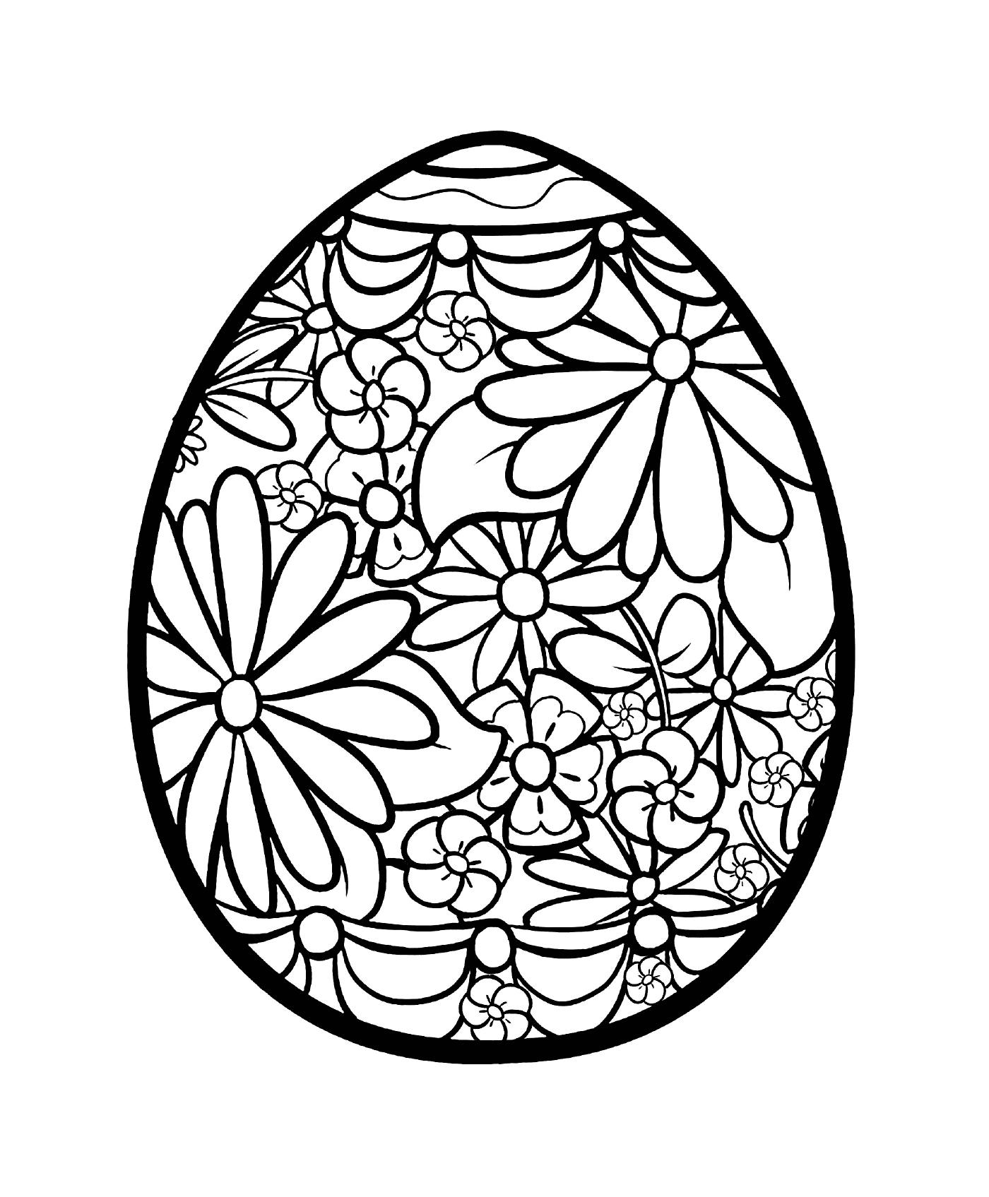  流动的复活节卵蛋 