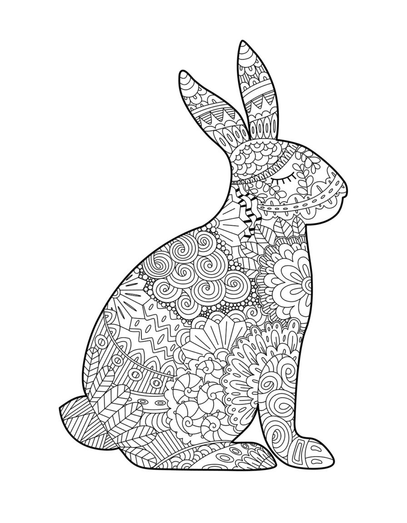  复活节成年兔子 