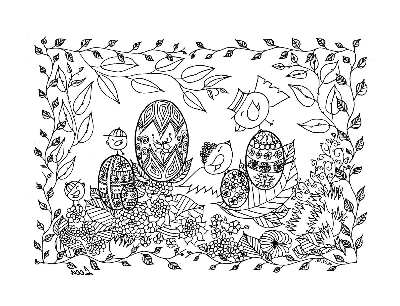  Ovos de Páscoa complexos 