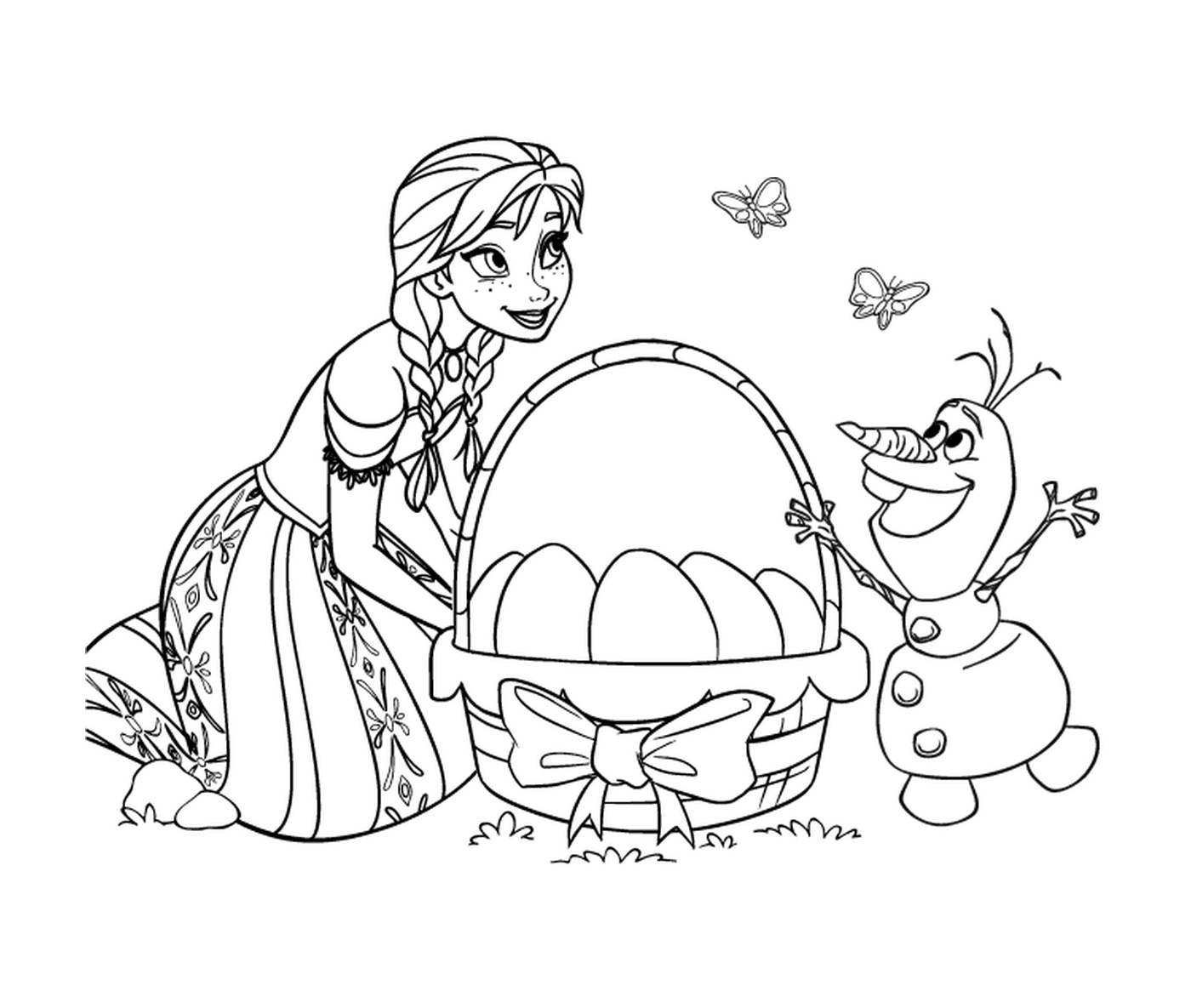  Imprimir Páscoa com Elsa e Olaf da Rainha da Neve 