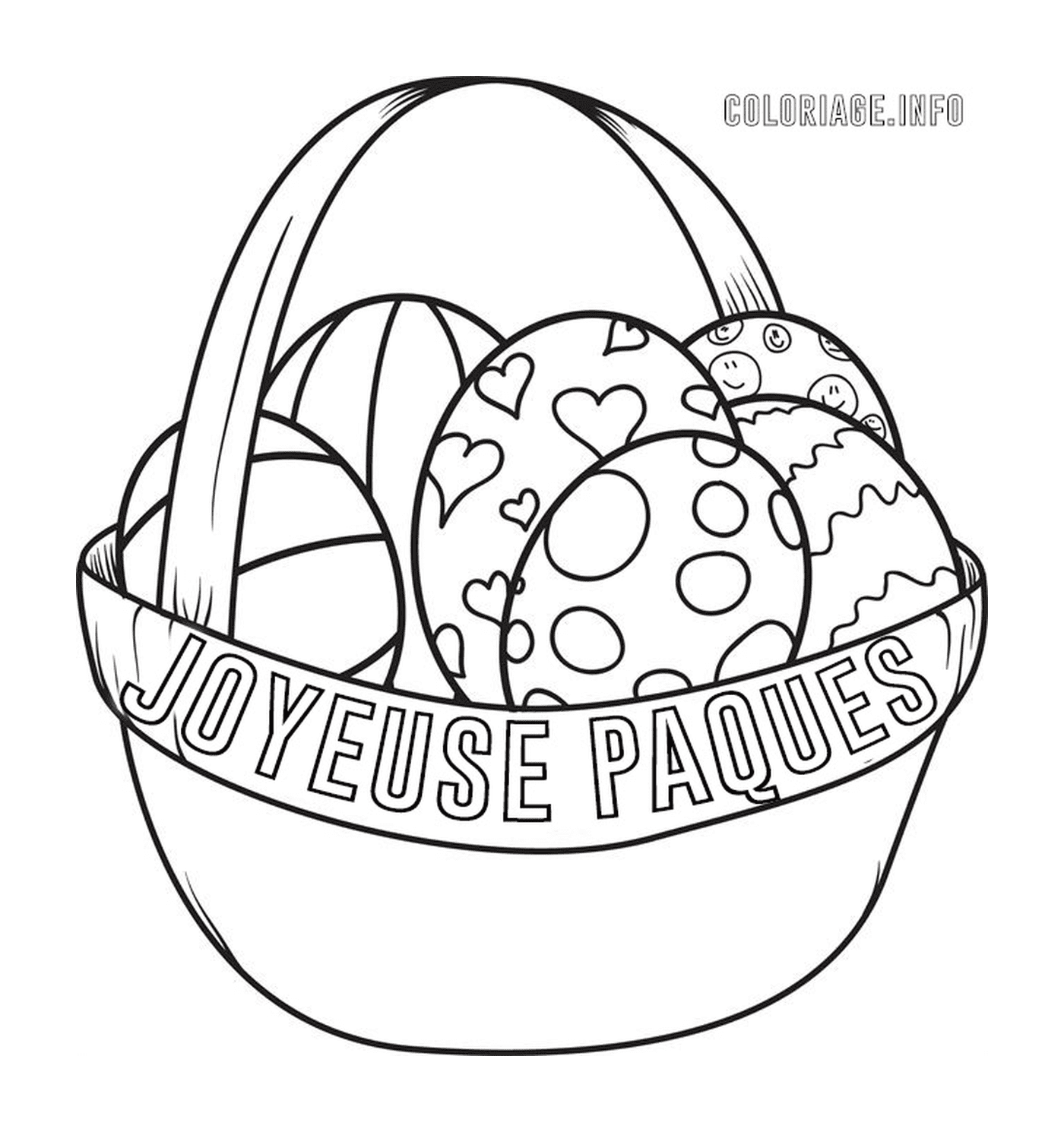  Feliz Easter Egg Basket Holidays 