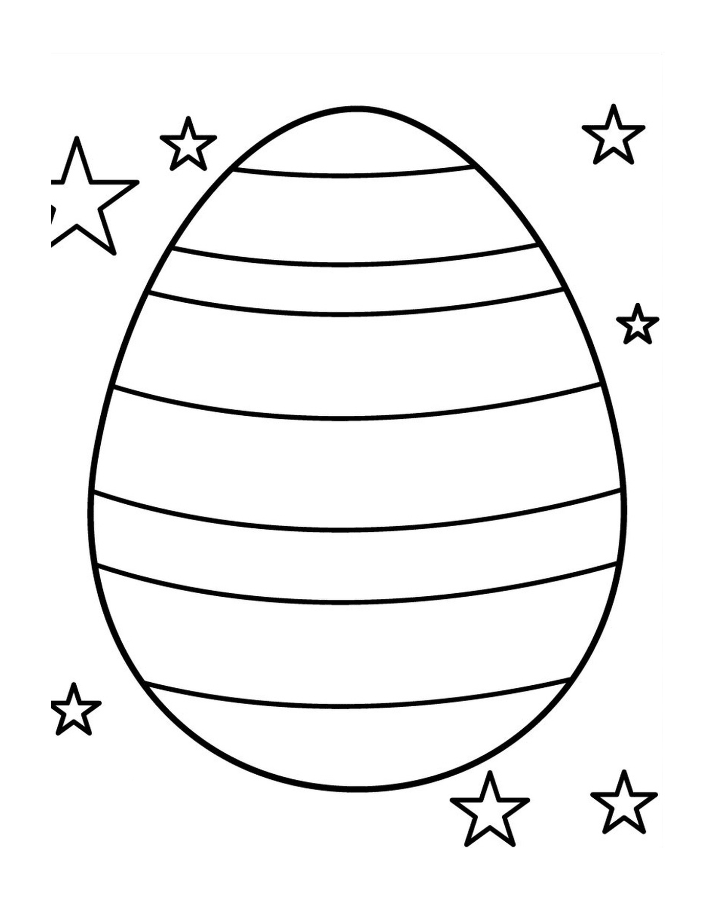 银色复活节鸡蛋 