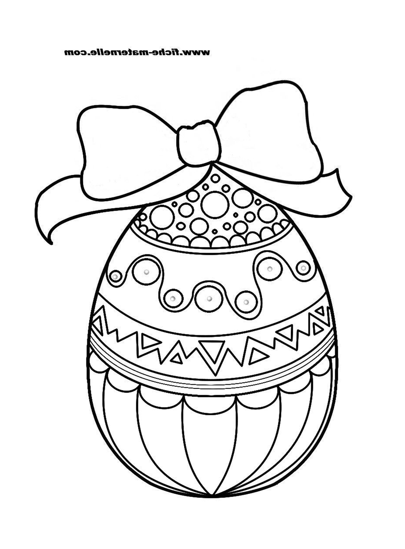 Um ovo de Páscoa com um nó 