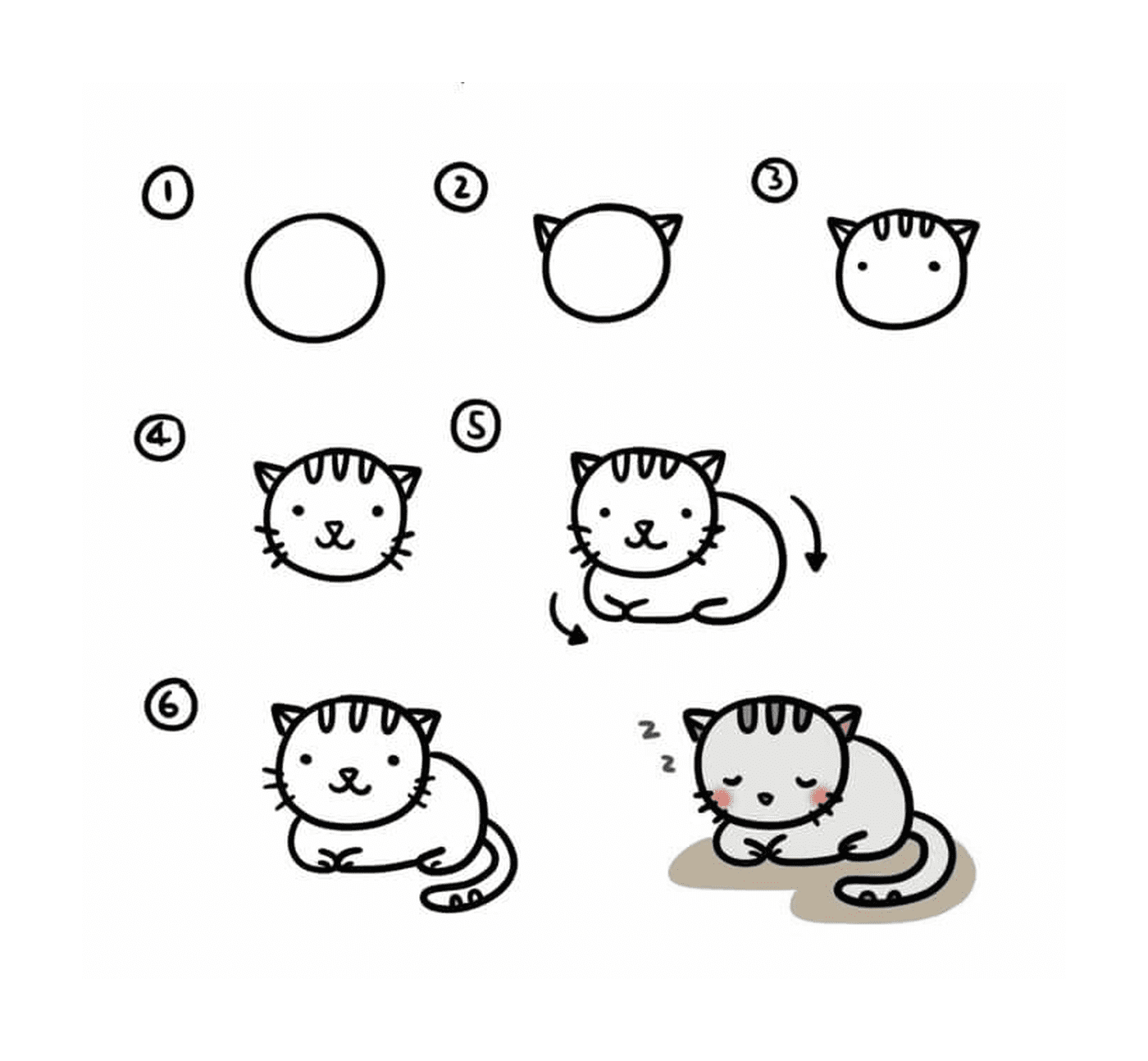  Como desenhar um gato passo a passo 
