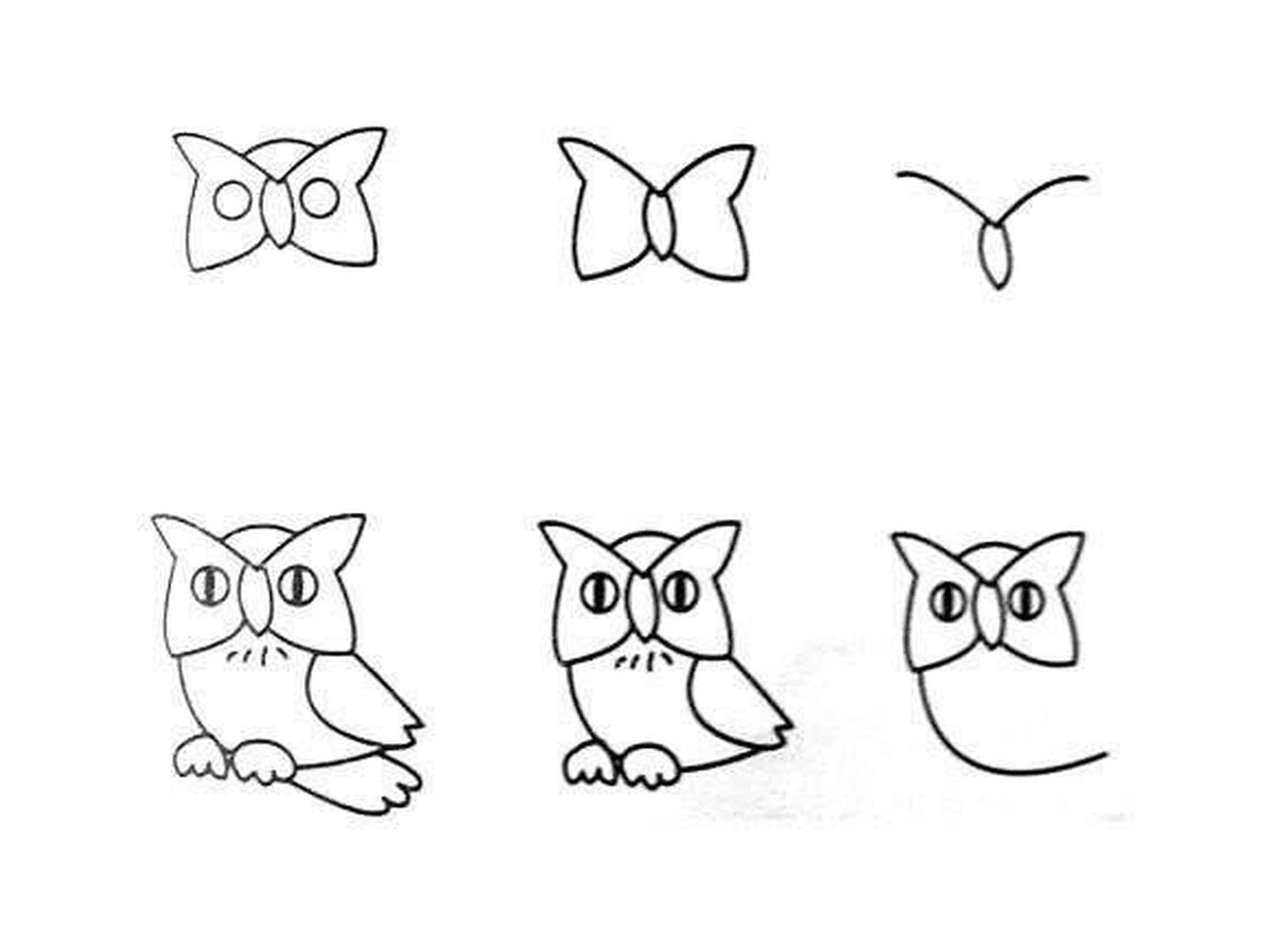  Como desenhar uma coruja facilmente 