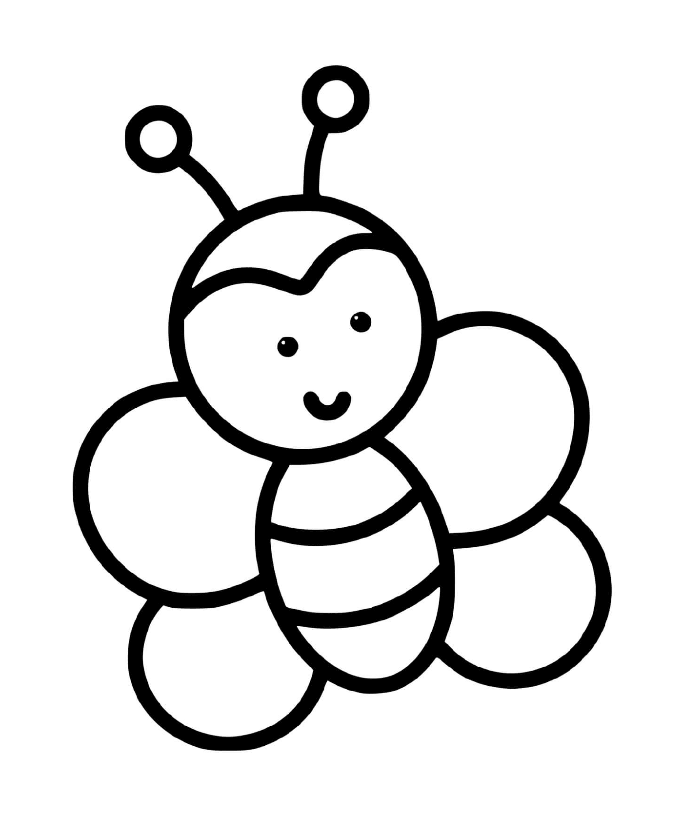  Uma joaninha fácil de desenhar para crianças de 2 anos 