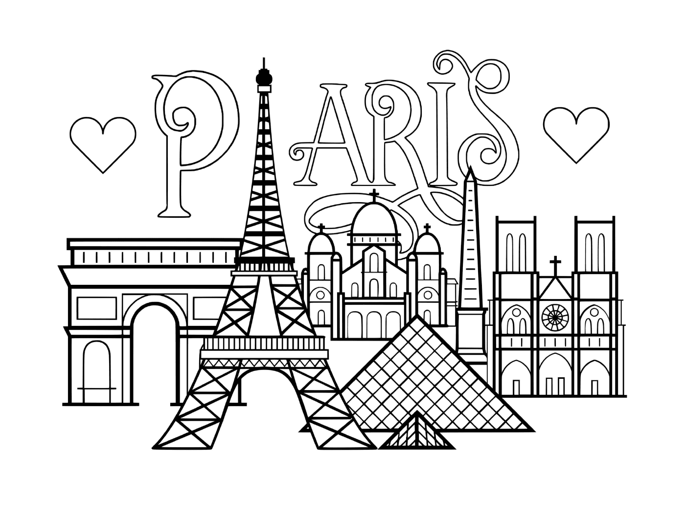  Cidade de Paris, monumentos famosos 