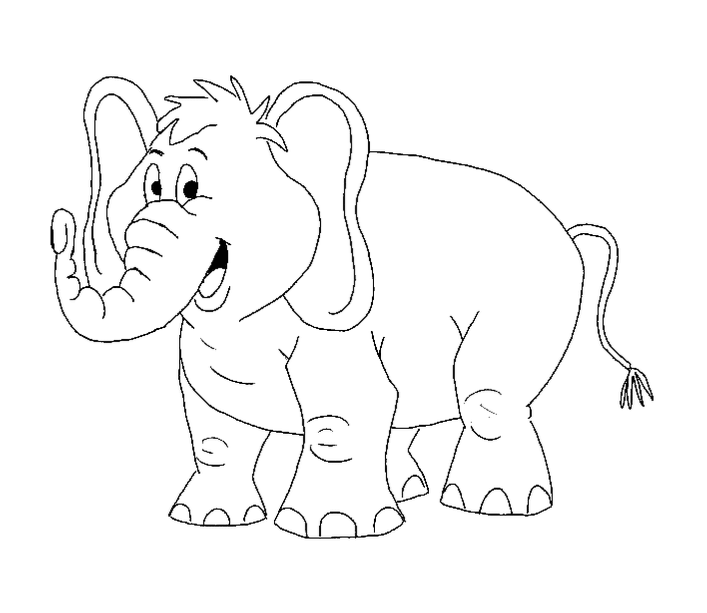  एक रंग - बिरंगे हाथी 
