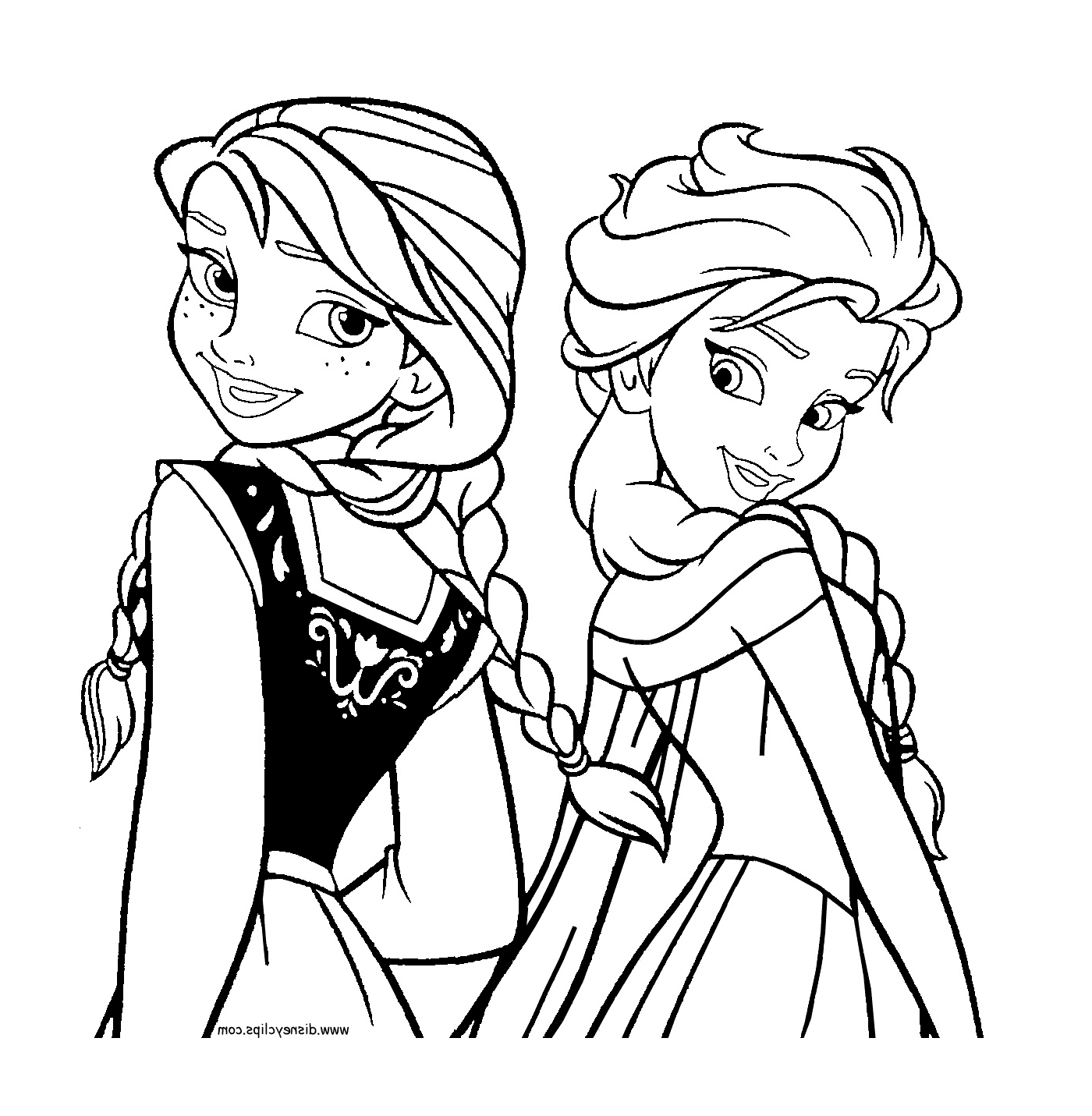  Elsa e Anna da Rainha da Neve 