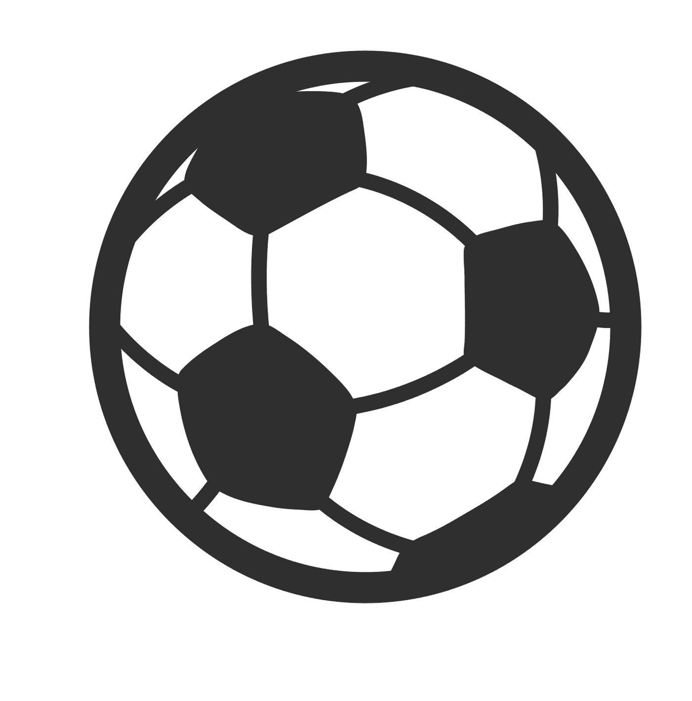  Uma bola de futebol 