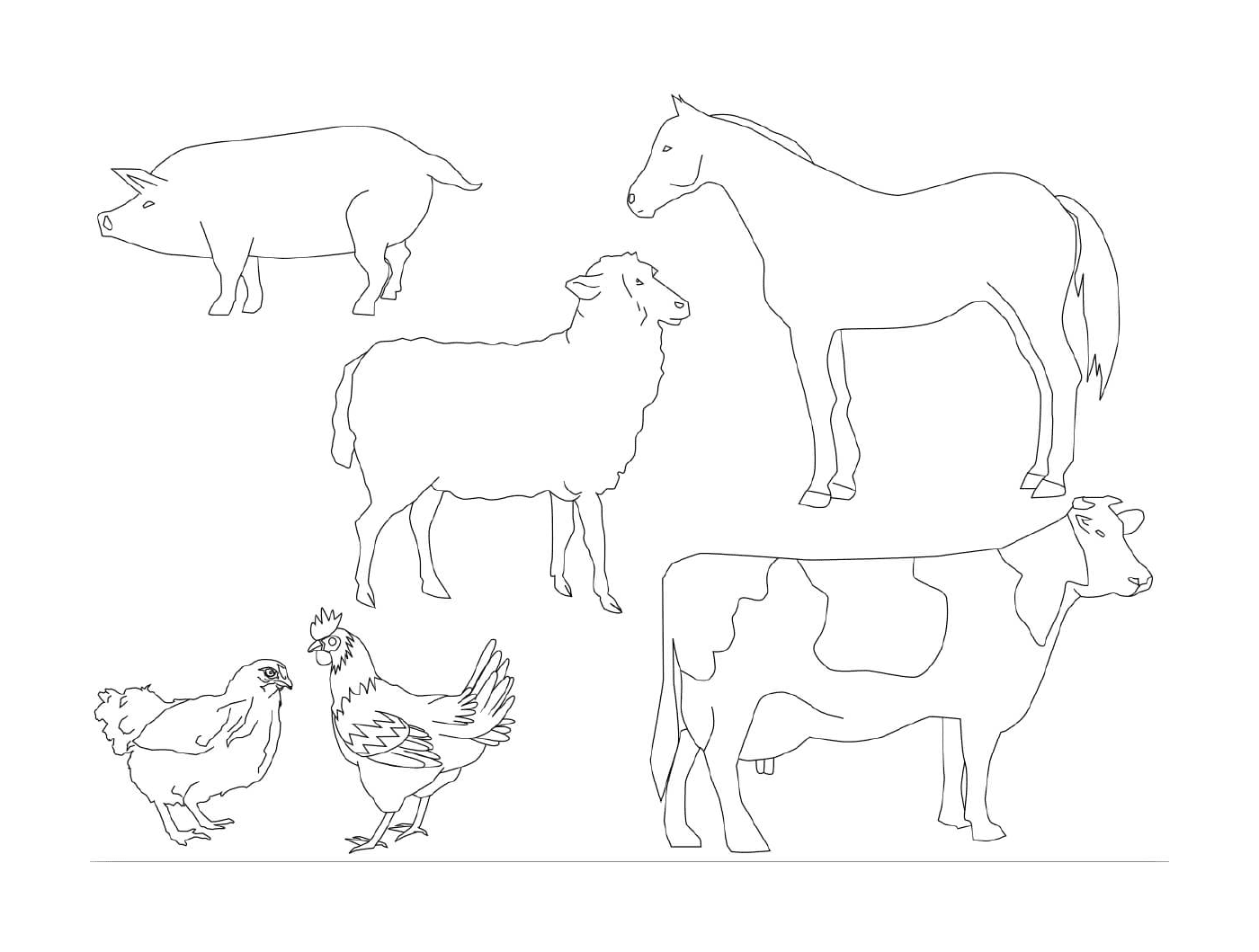  Muitos animais que podem ser desenhados 
