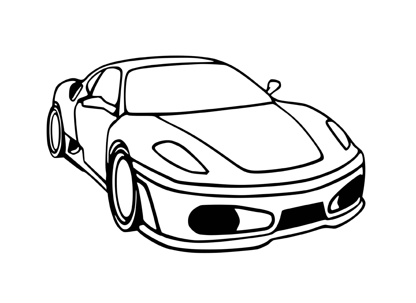  Um carro Ferrari f430 