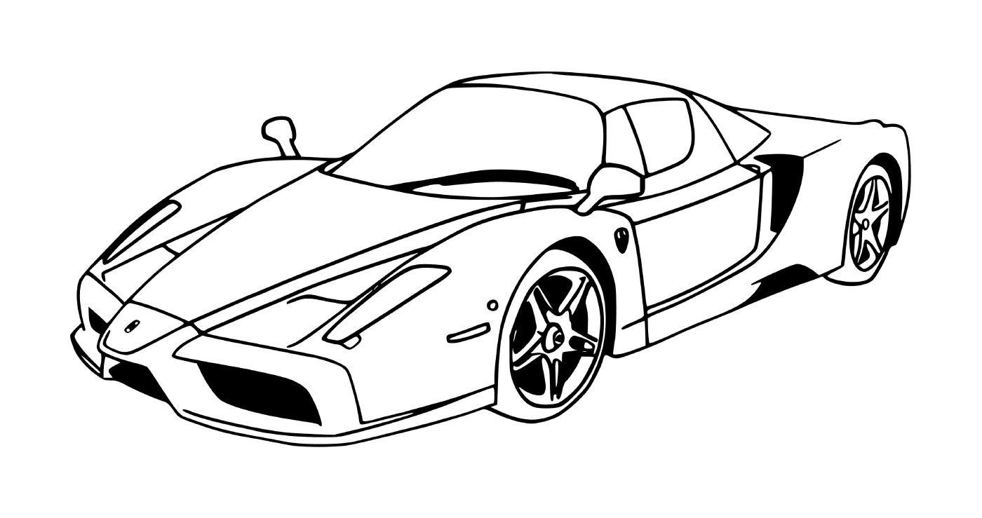  Um carro Ferrari 