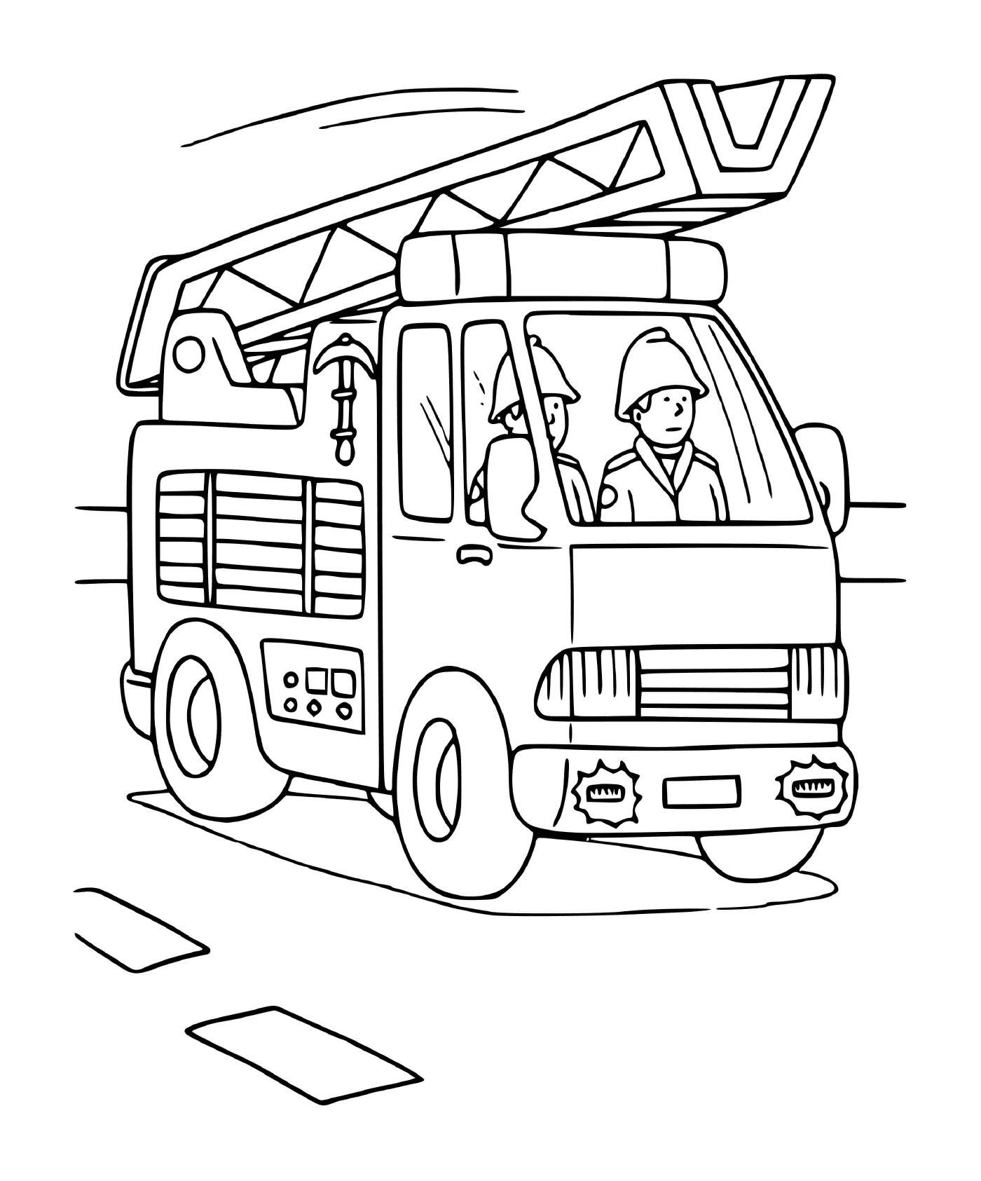  सीढ़ी से आग का ट्रक 