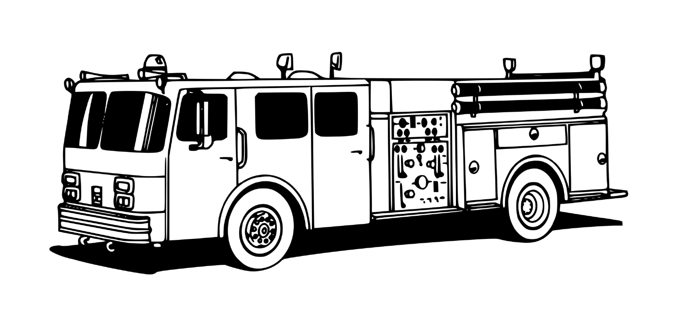  شاحنة إطفاء جاهزة للتدخل 