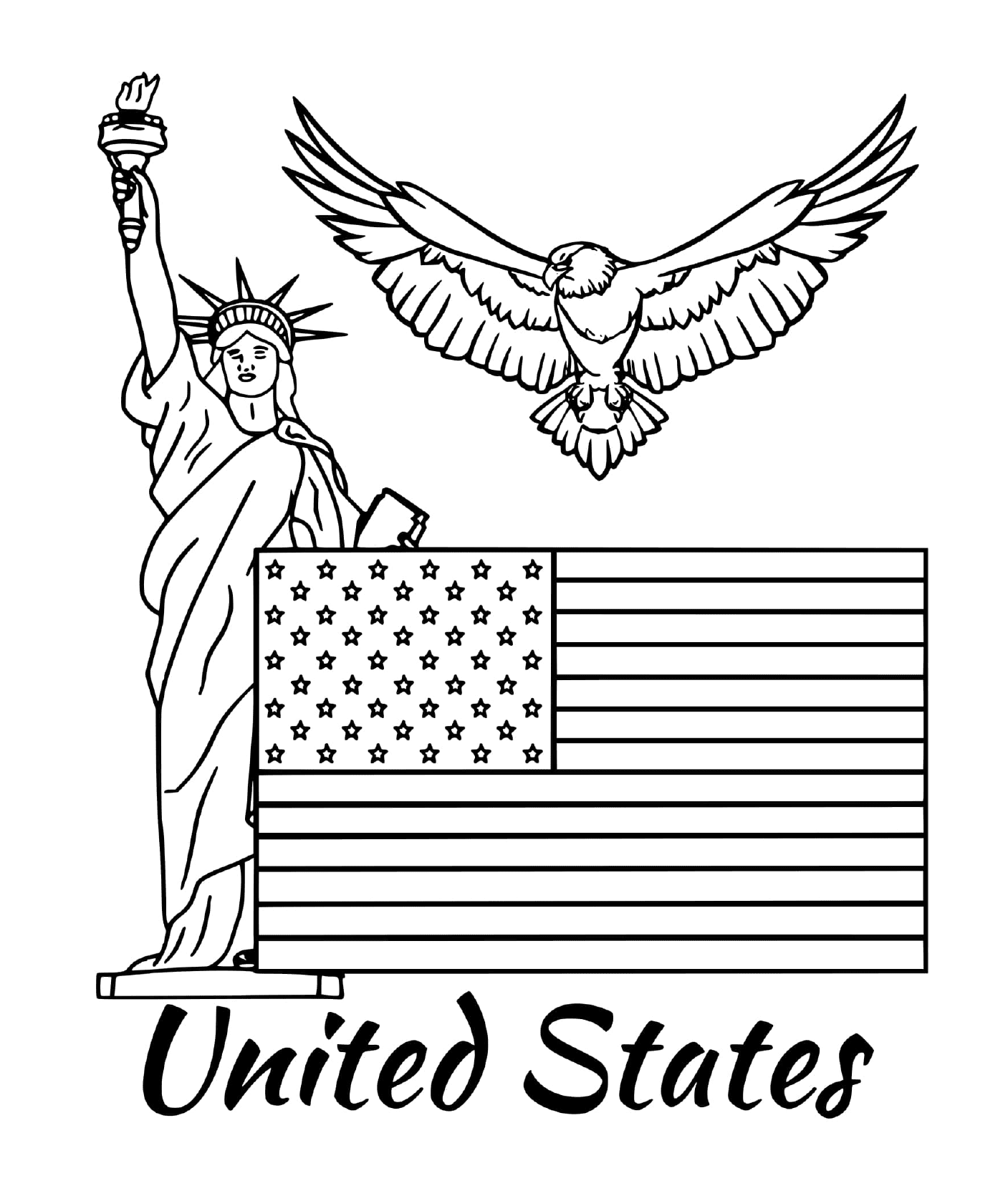  علم الولايات المتحدة الأمريكية 