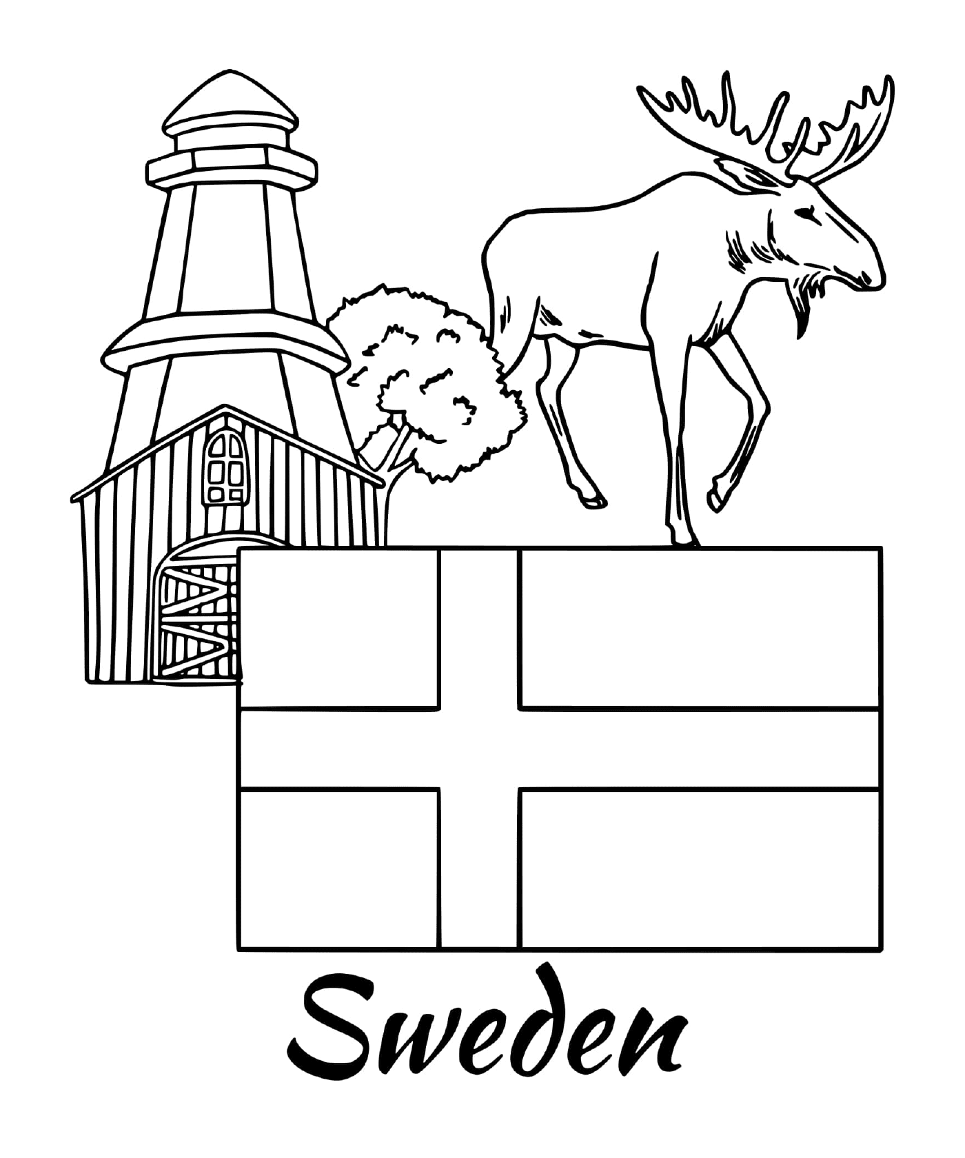  瑞典国旗,势头 