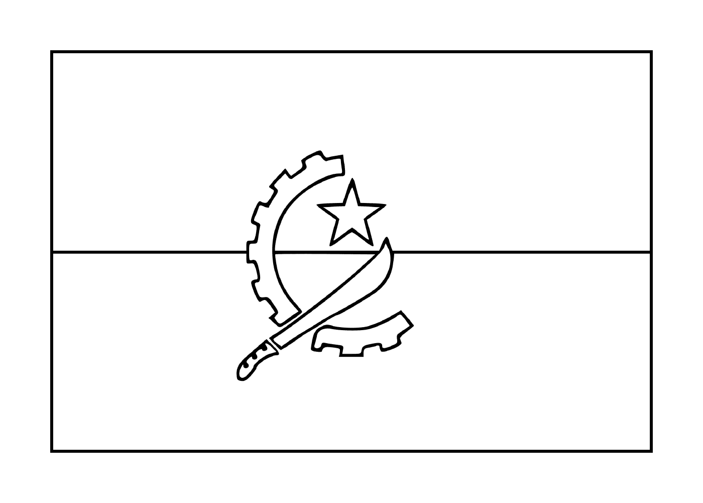  अंगोला का ध्वज 