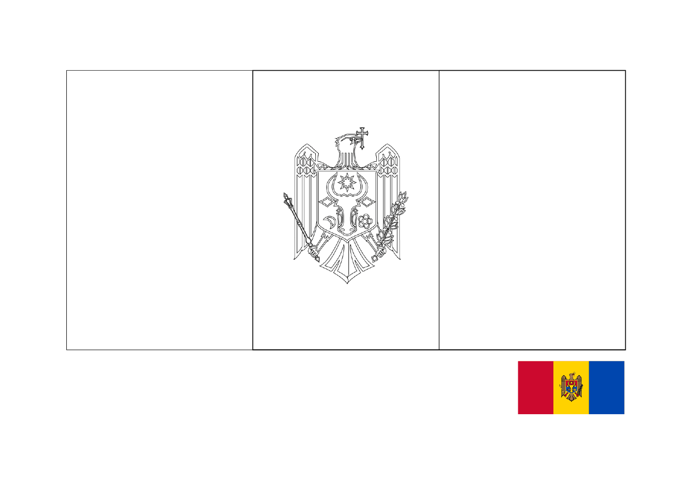  Bandeira da Moldávia 