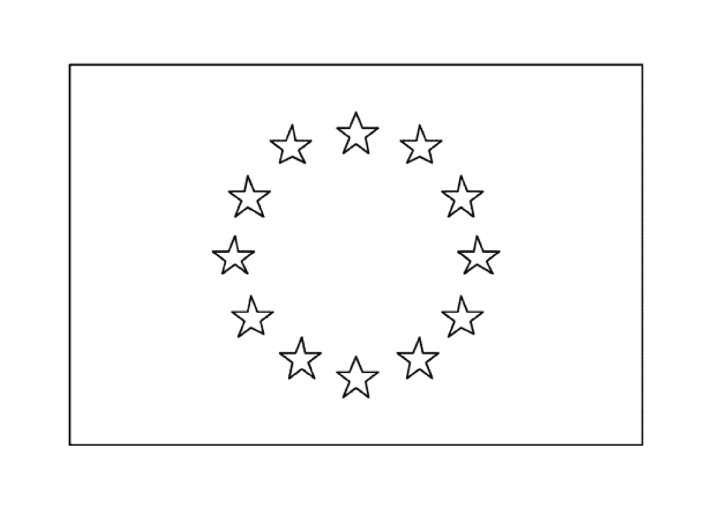  Uma bandeira europeia 