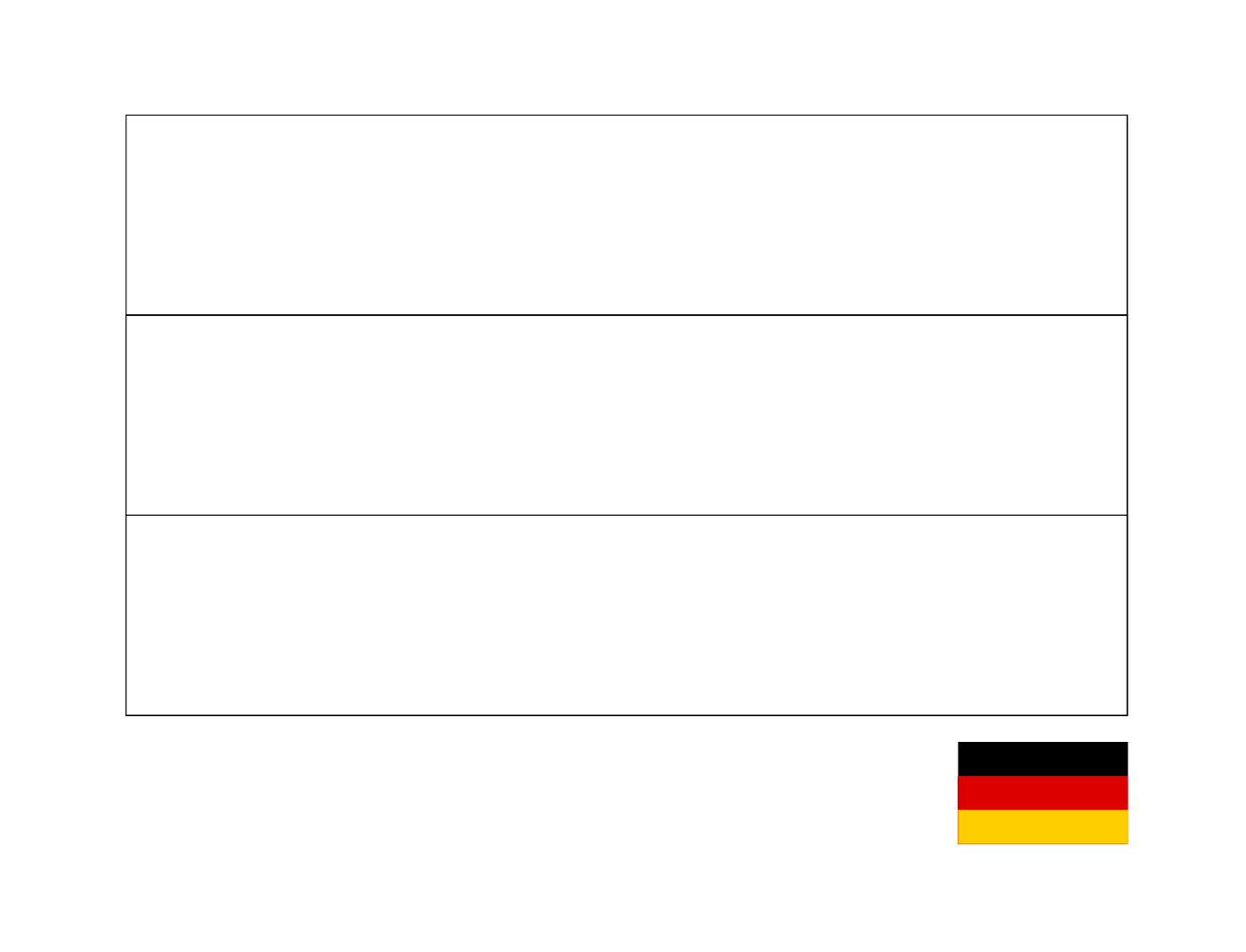  Uma bandeira alemã 