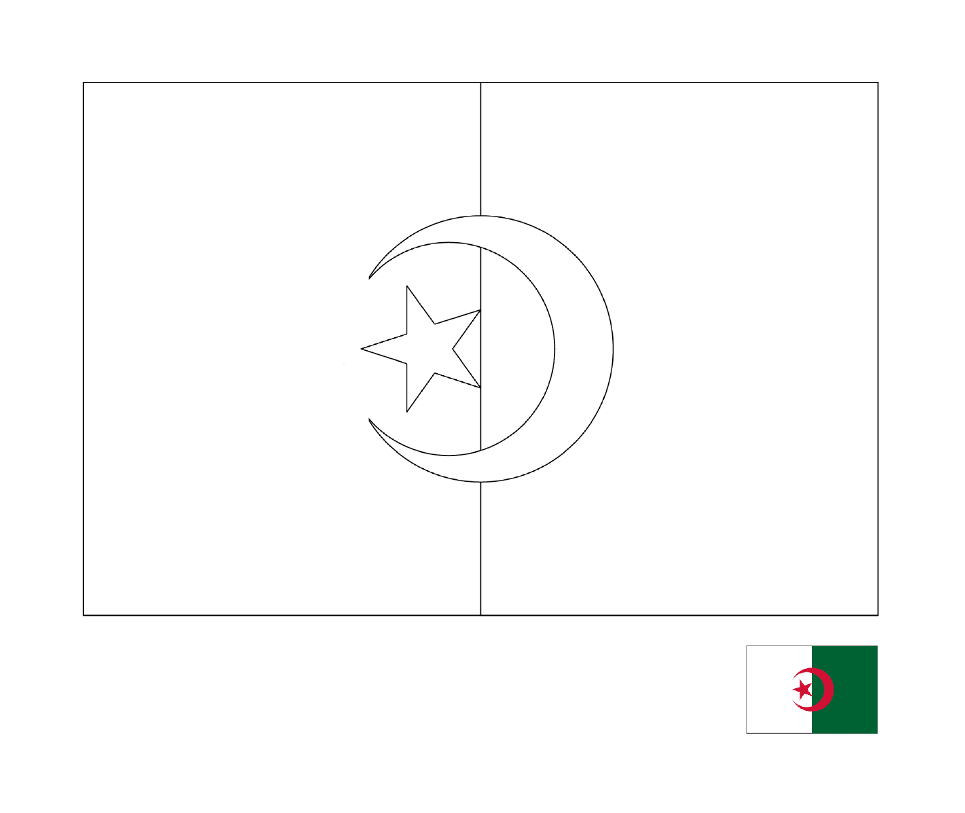  Bandeira da Argélia 