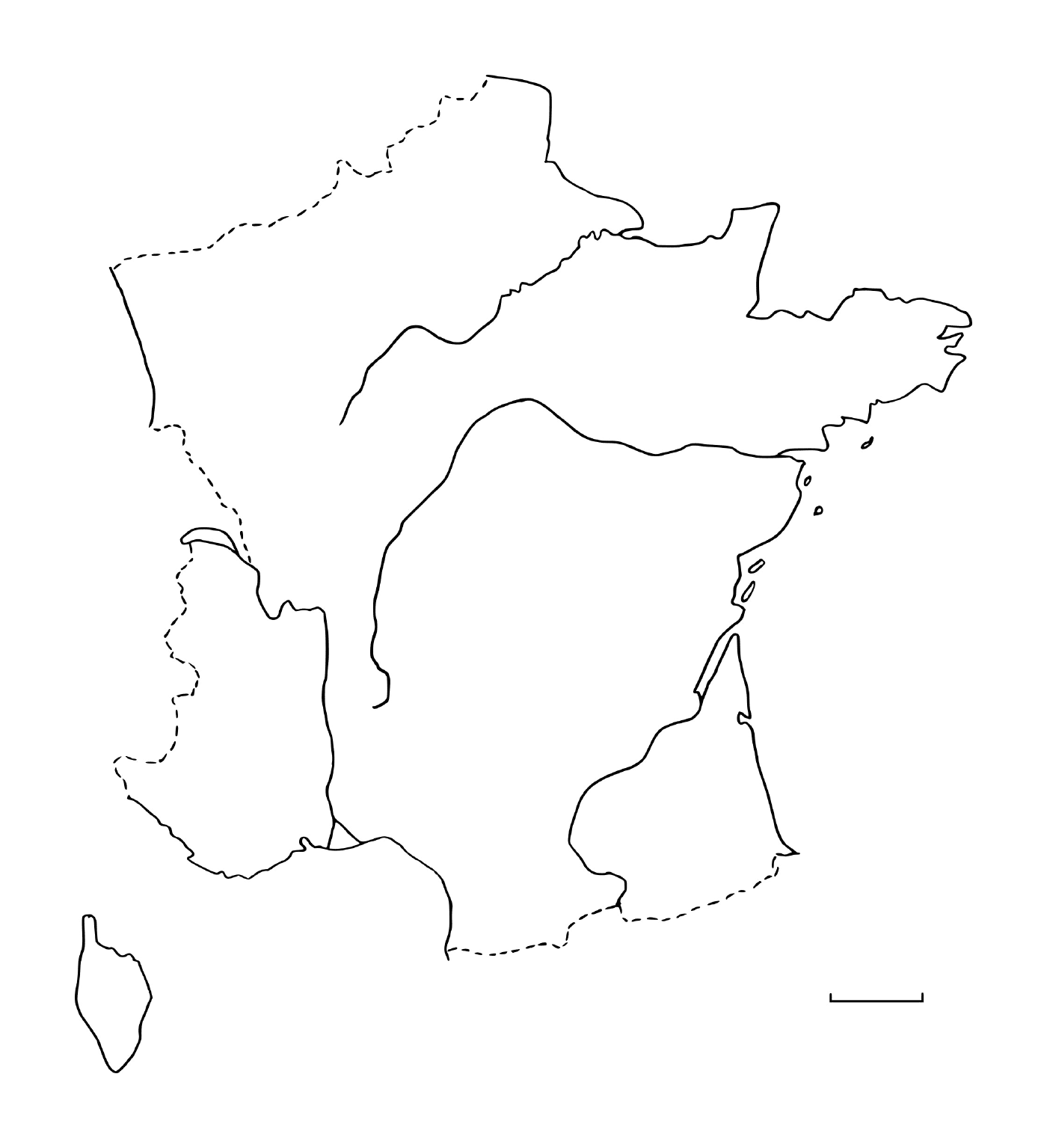  फ्रांस का नक्शा 