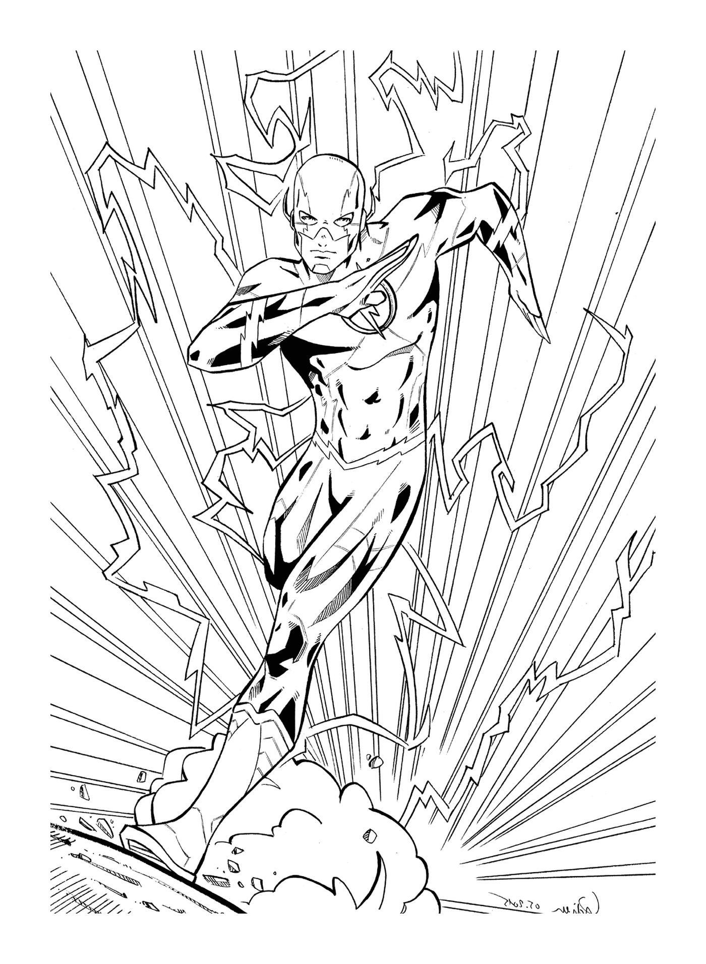  Flash, super-herói, elétrico 