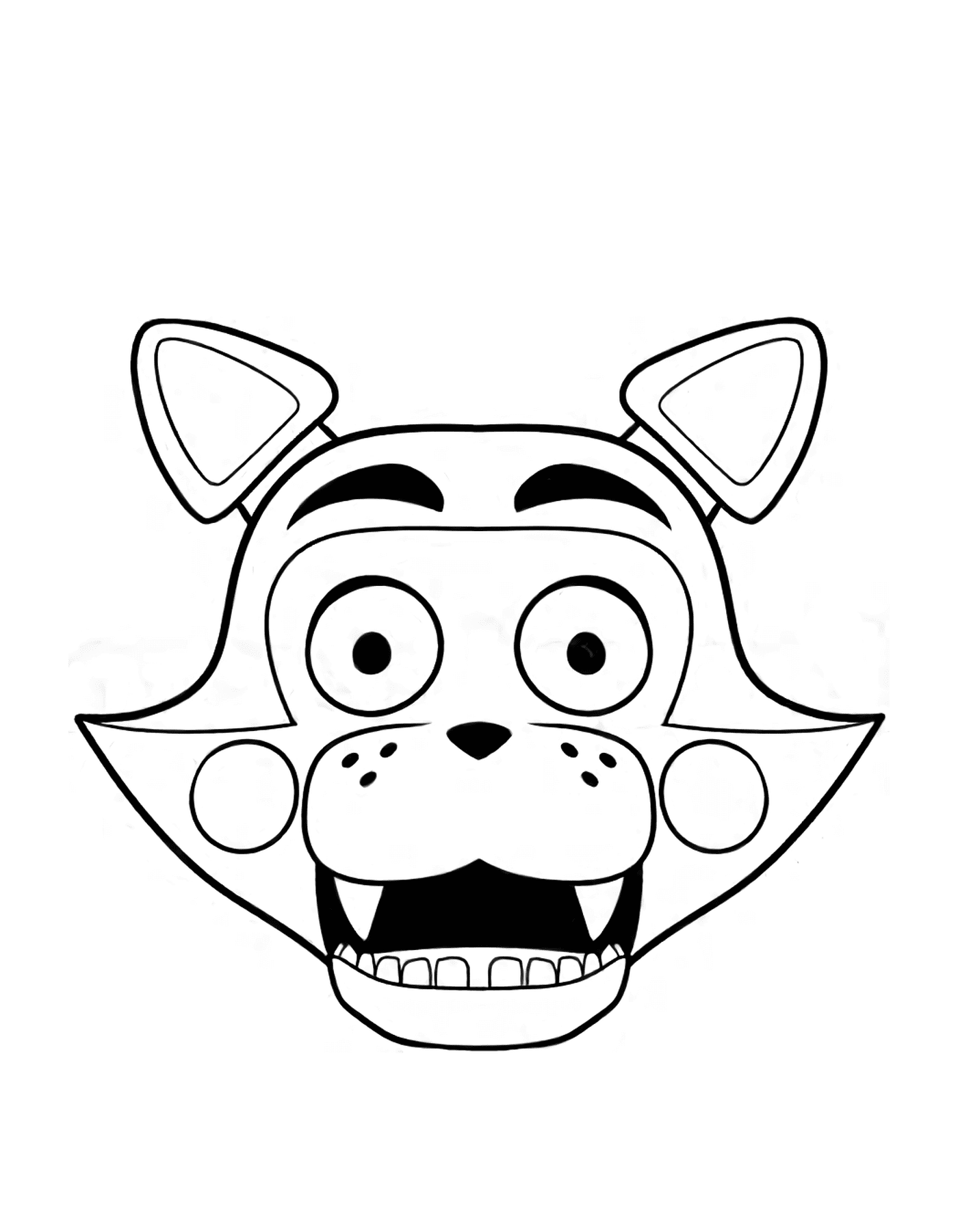  Máscara animal para crianças 