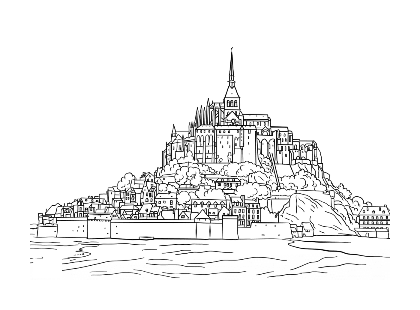  Mont Saint-Michel majestoso 