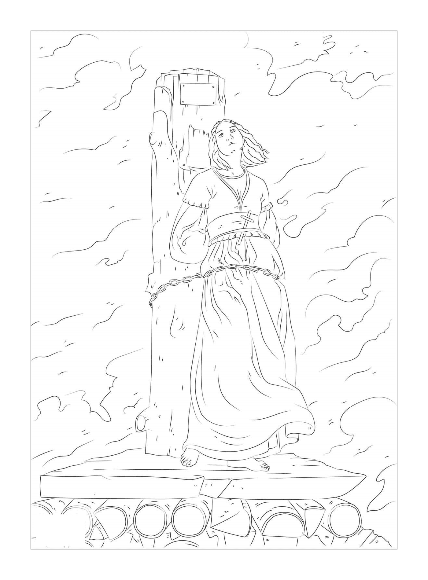  Joana d'Arc queimada na estaca 