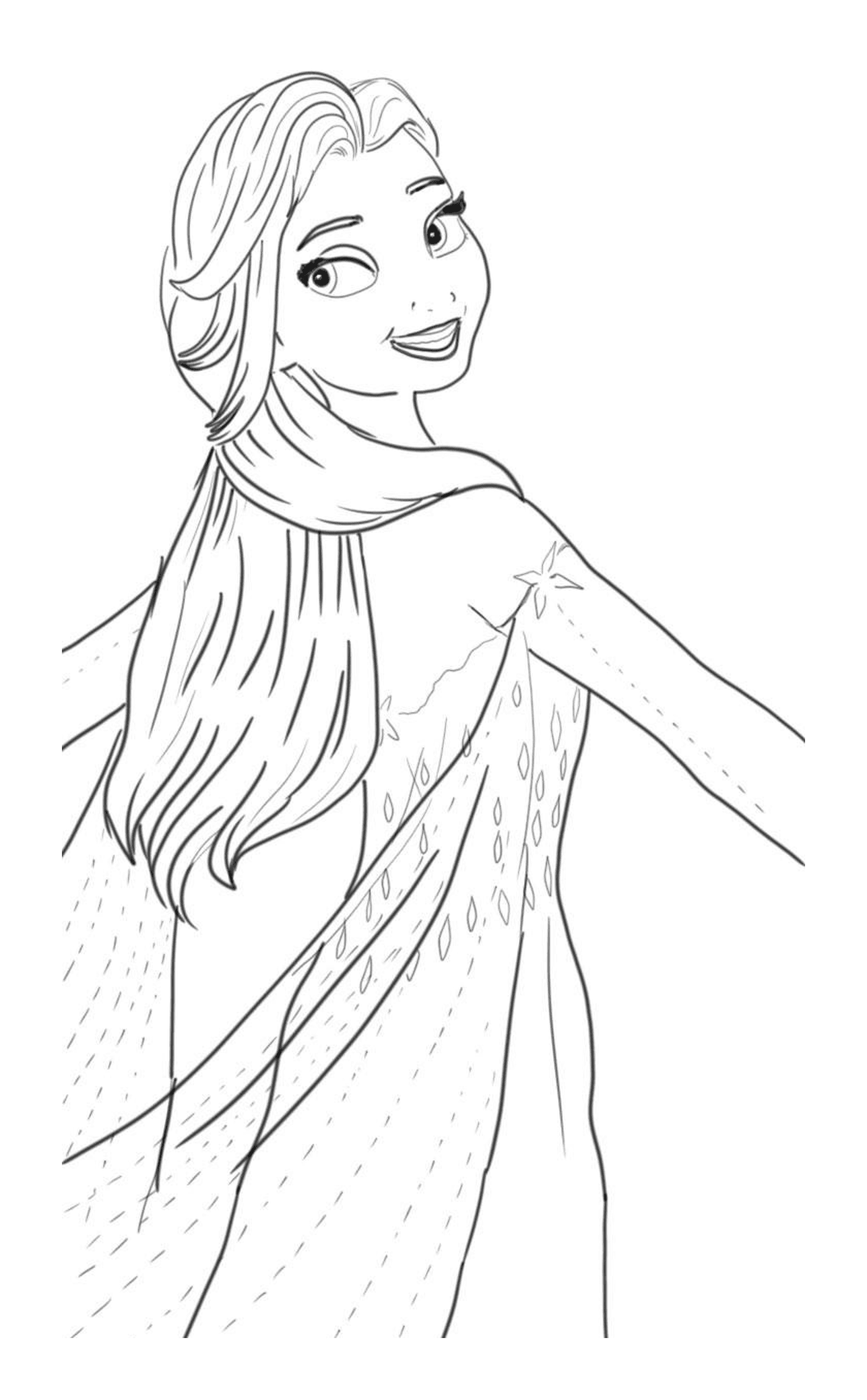  Elsa em vestido escandinavo 