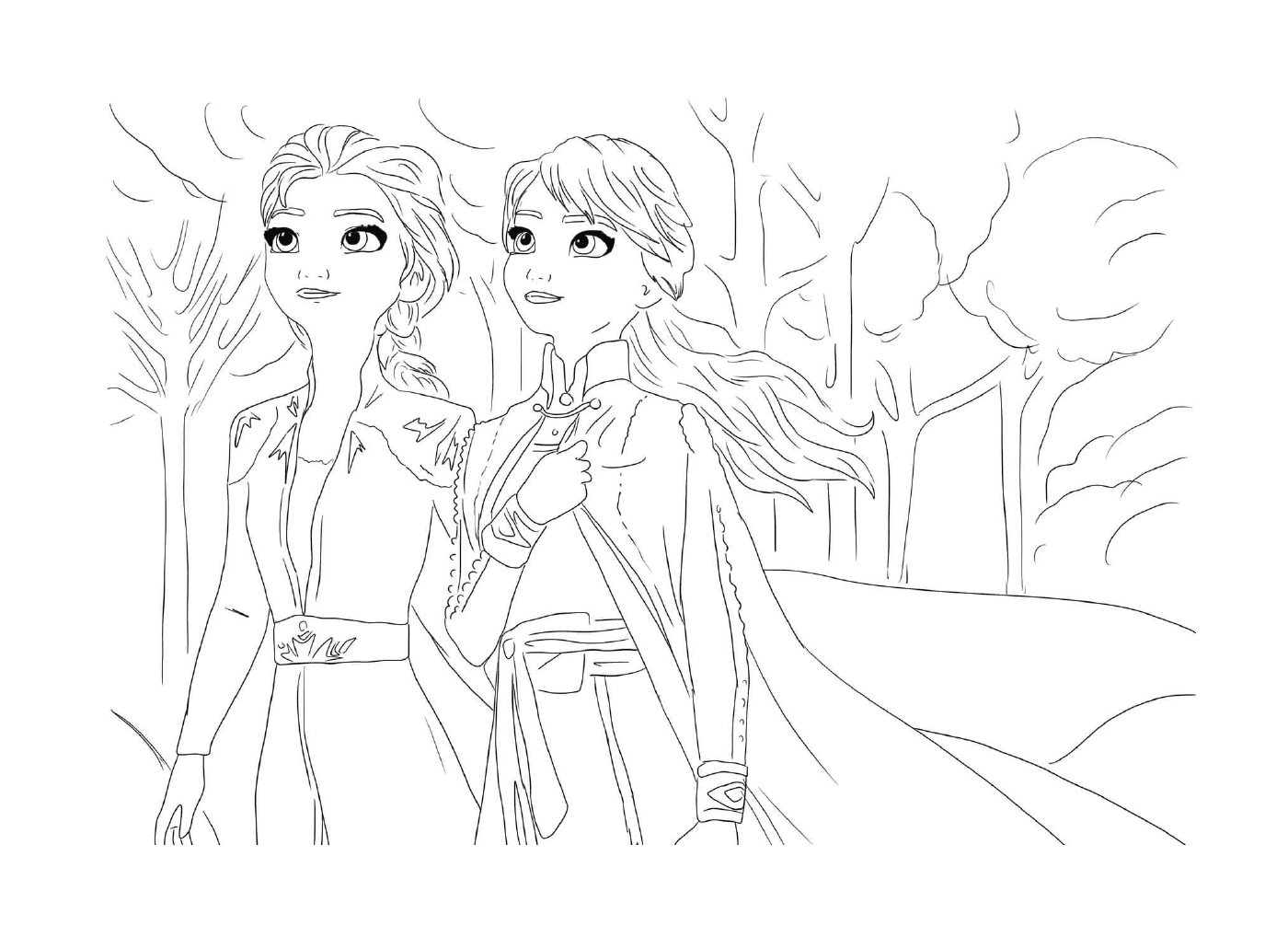  Elsa e Anna, princesas corajosas 