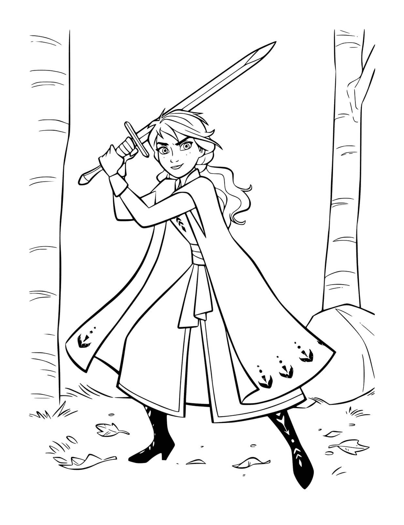  Anna defende reino com espada 