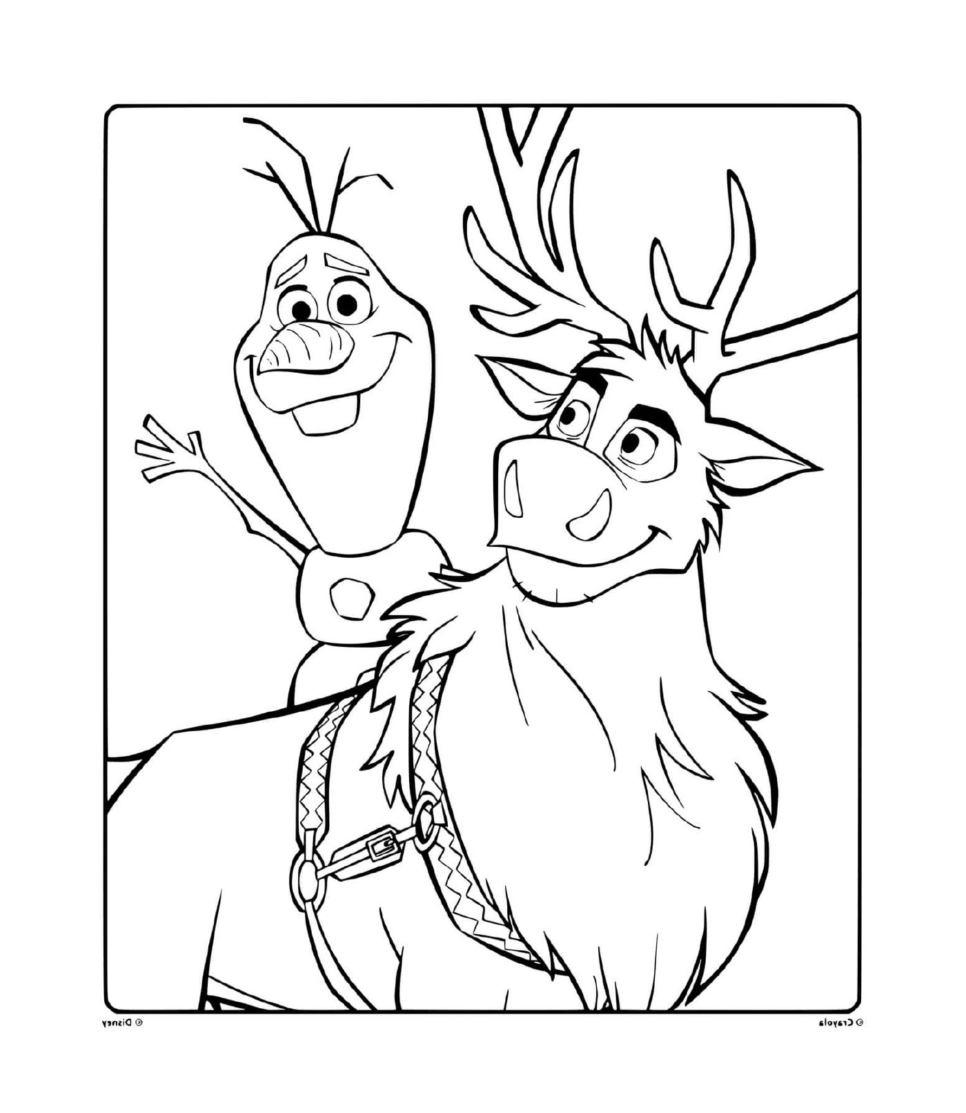  Olaf e Sven, companheiros 
