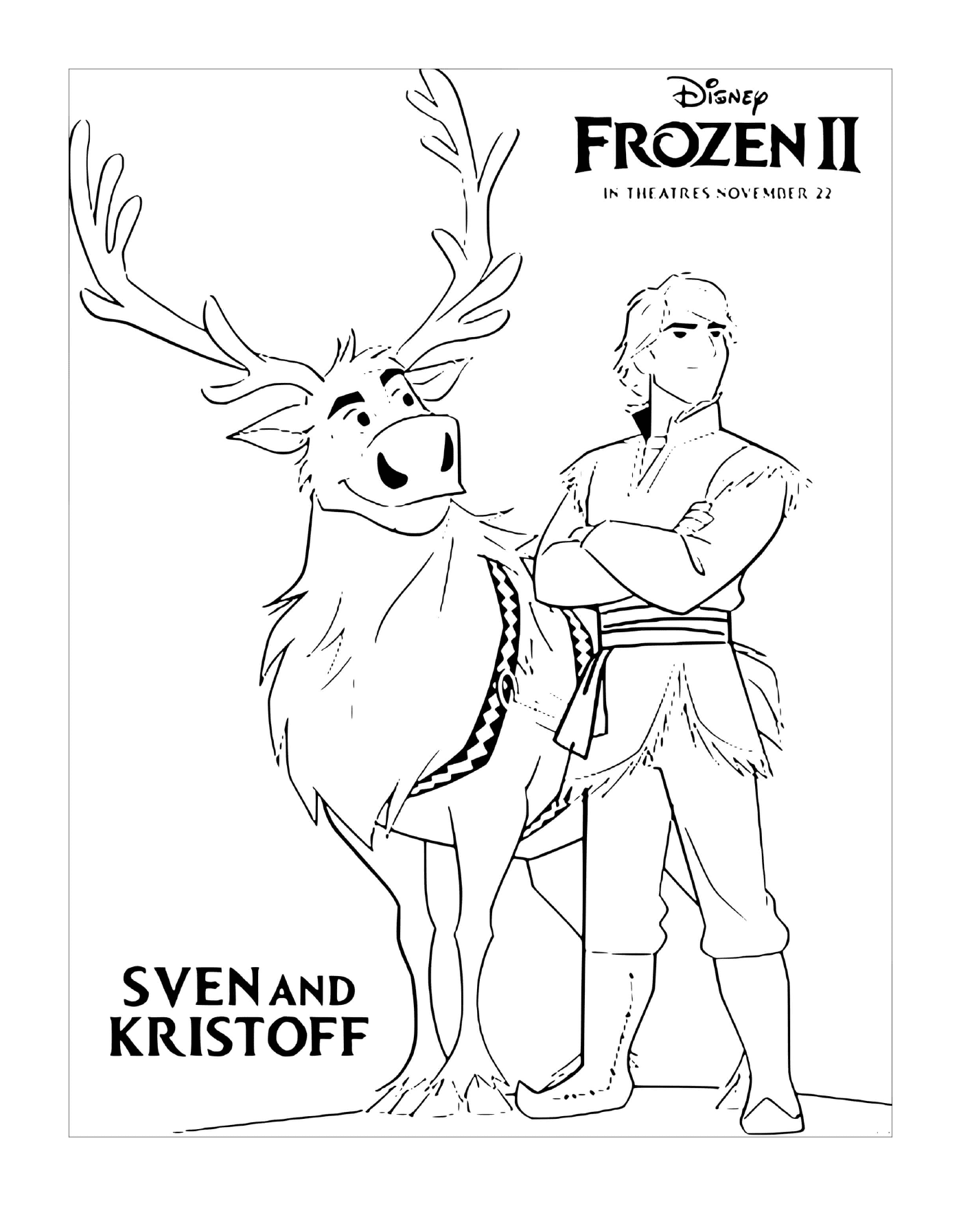 Sven e Kristoff estão à procura de Elsa 