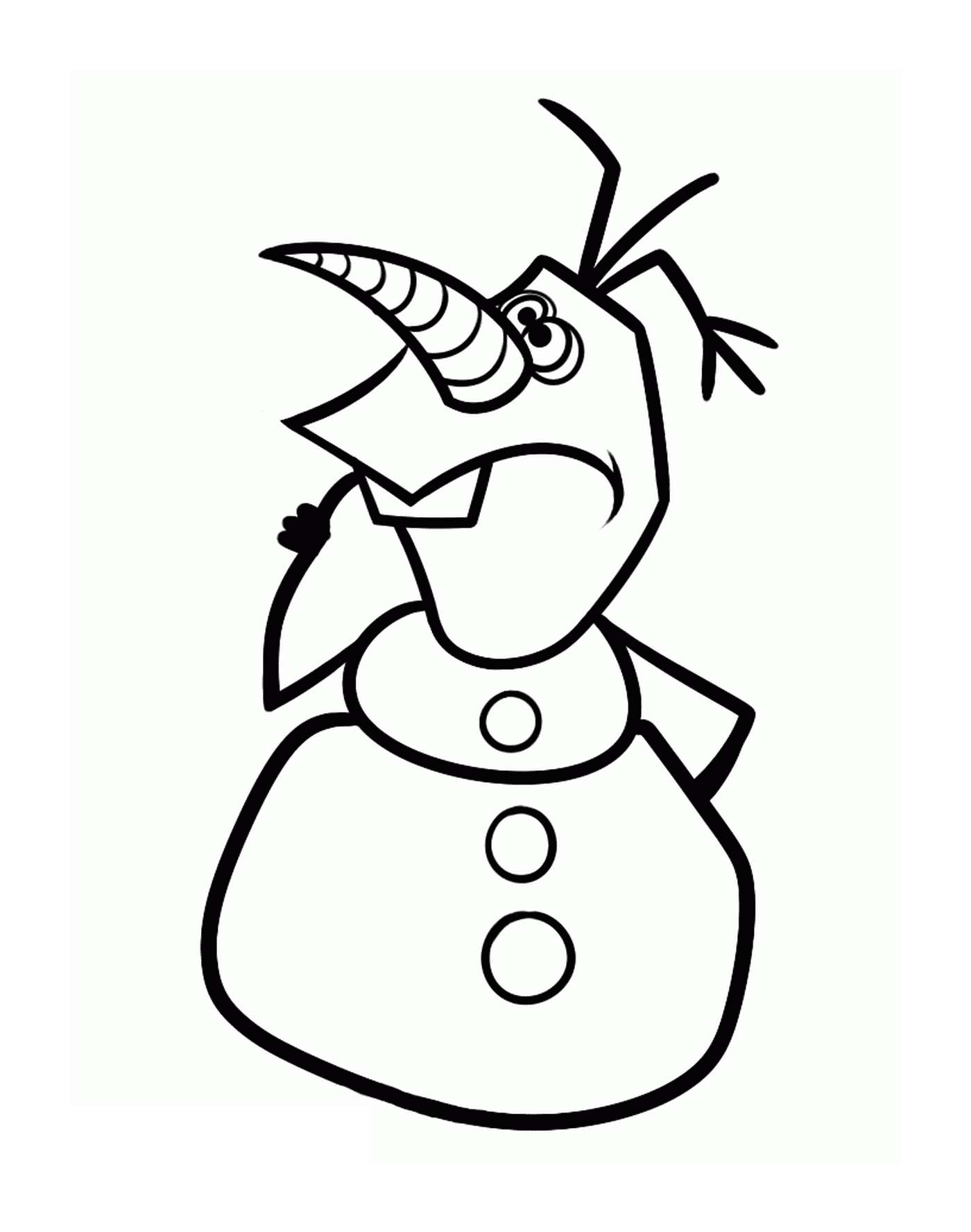  Olaf um pouco doente 