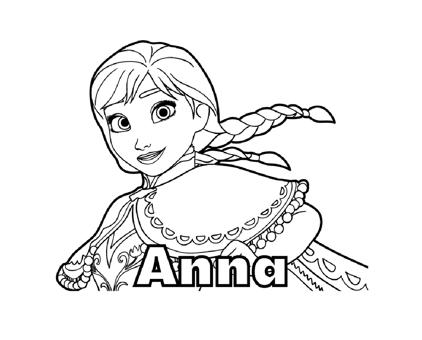  Anna de La Reine des Neiges 