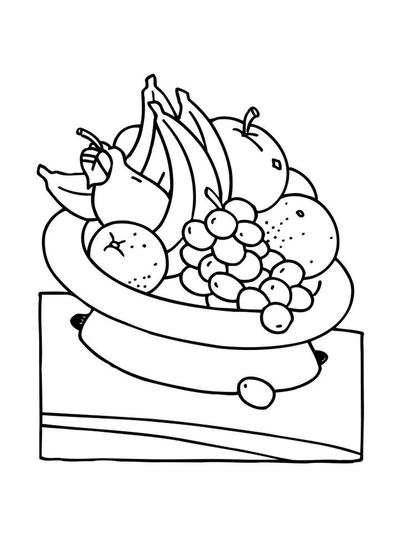  tigela cheia de frutas diferentes 