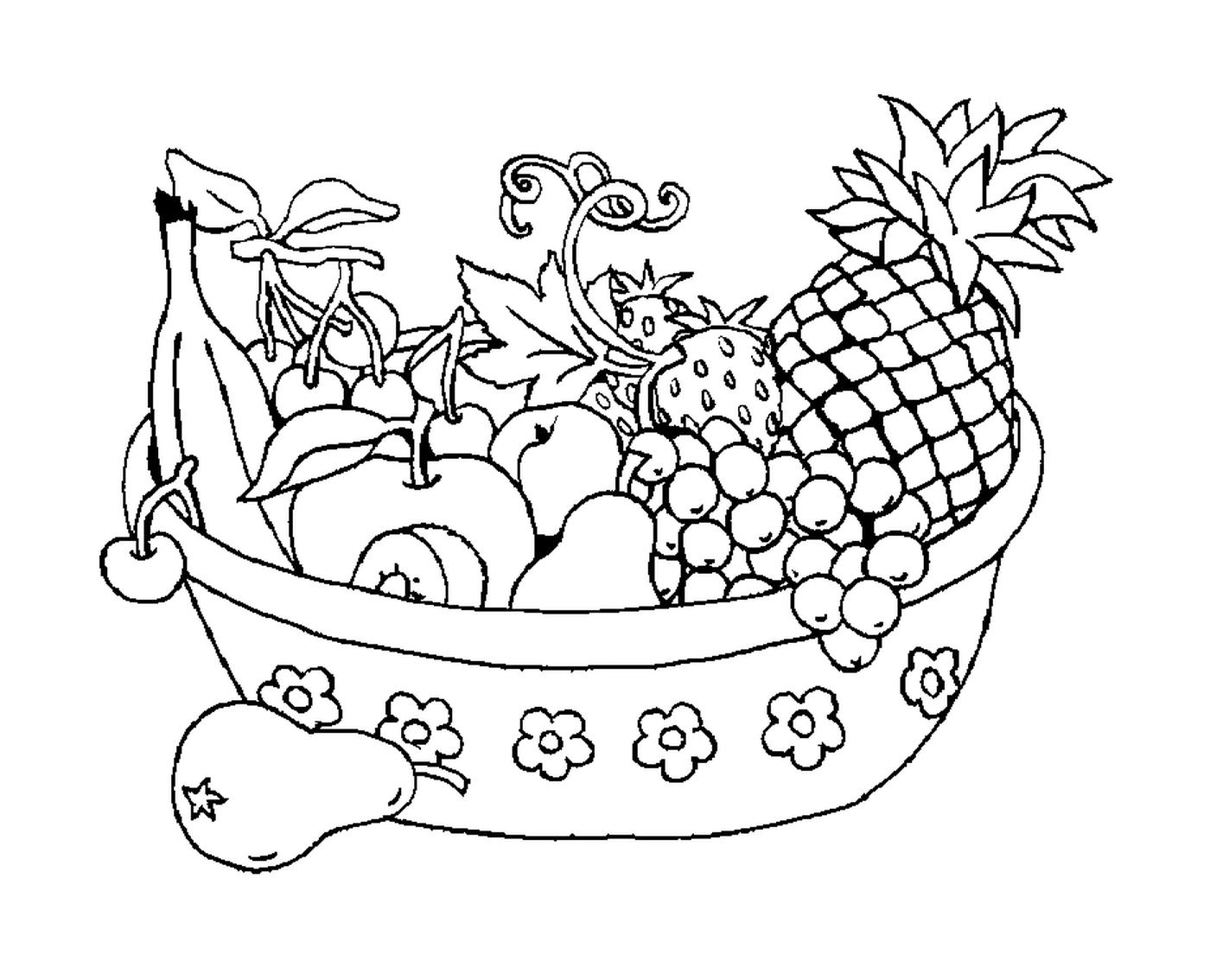  Taça de frutas saborosas 