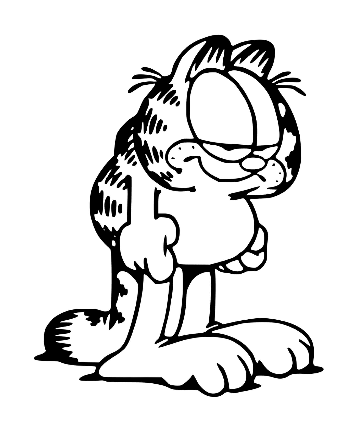  Garfield sempre cansado e exausto 