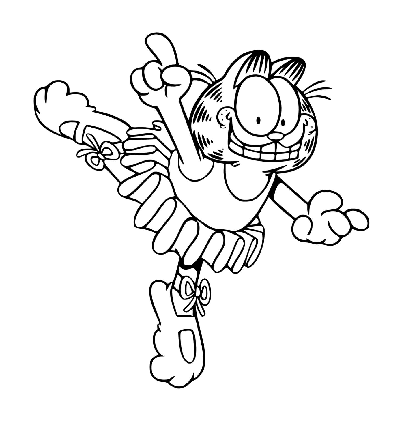  Garfield faz balé dramático 