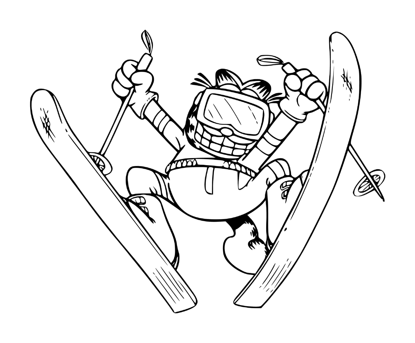  Saltos de esqui Garfield 