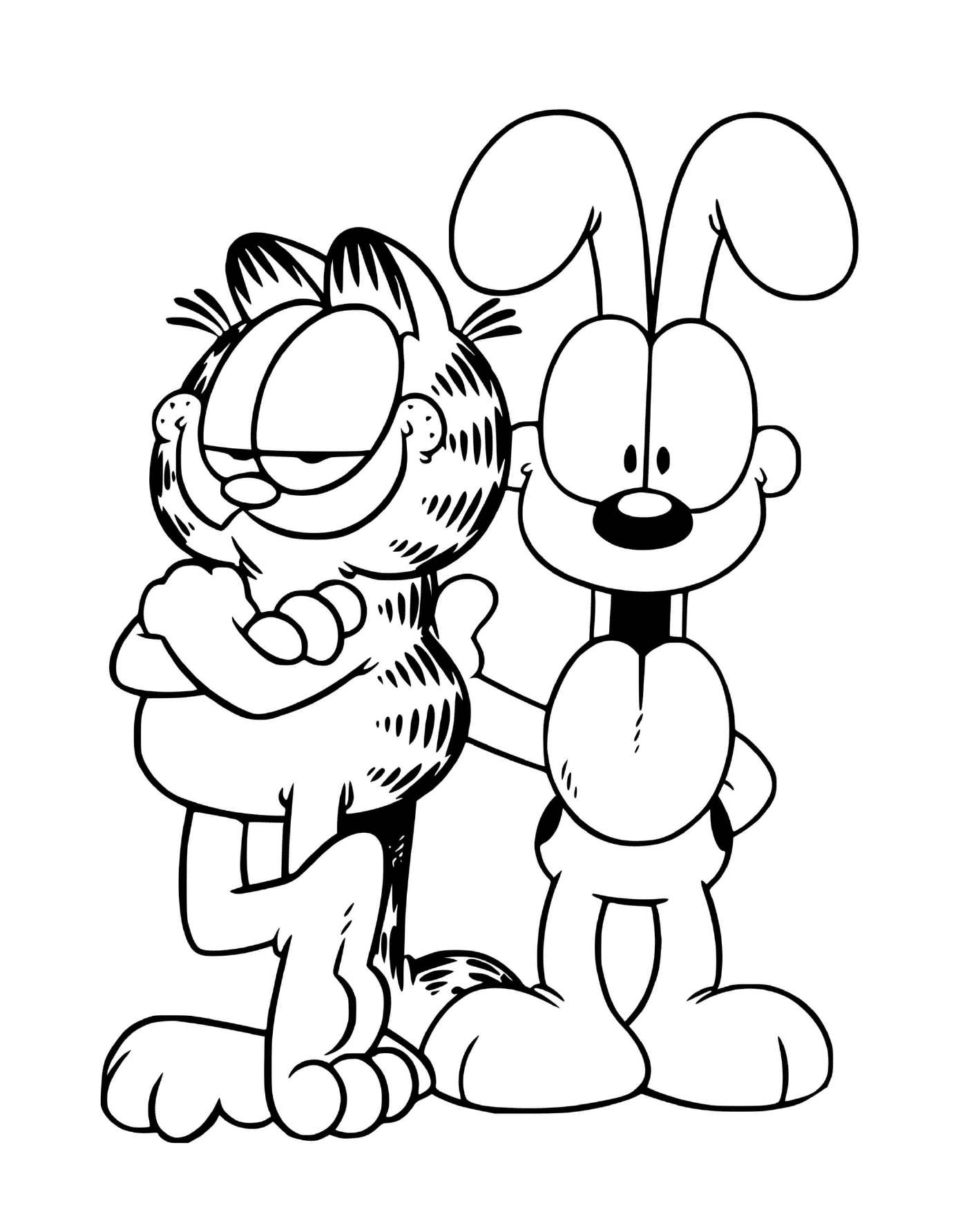  Garfield e Odie, melhores amigos 