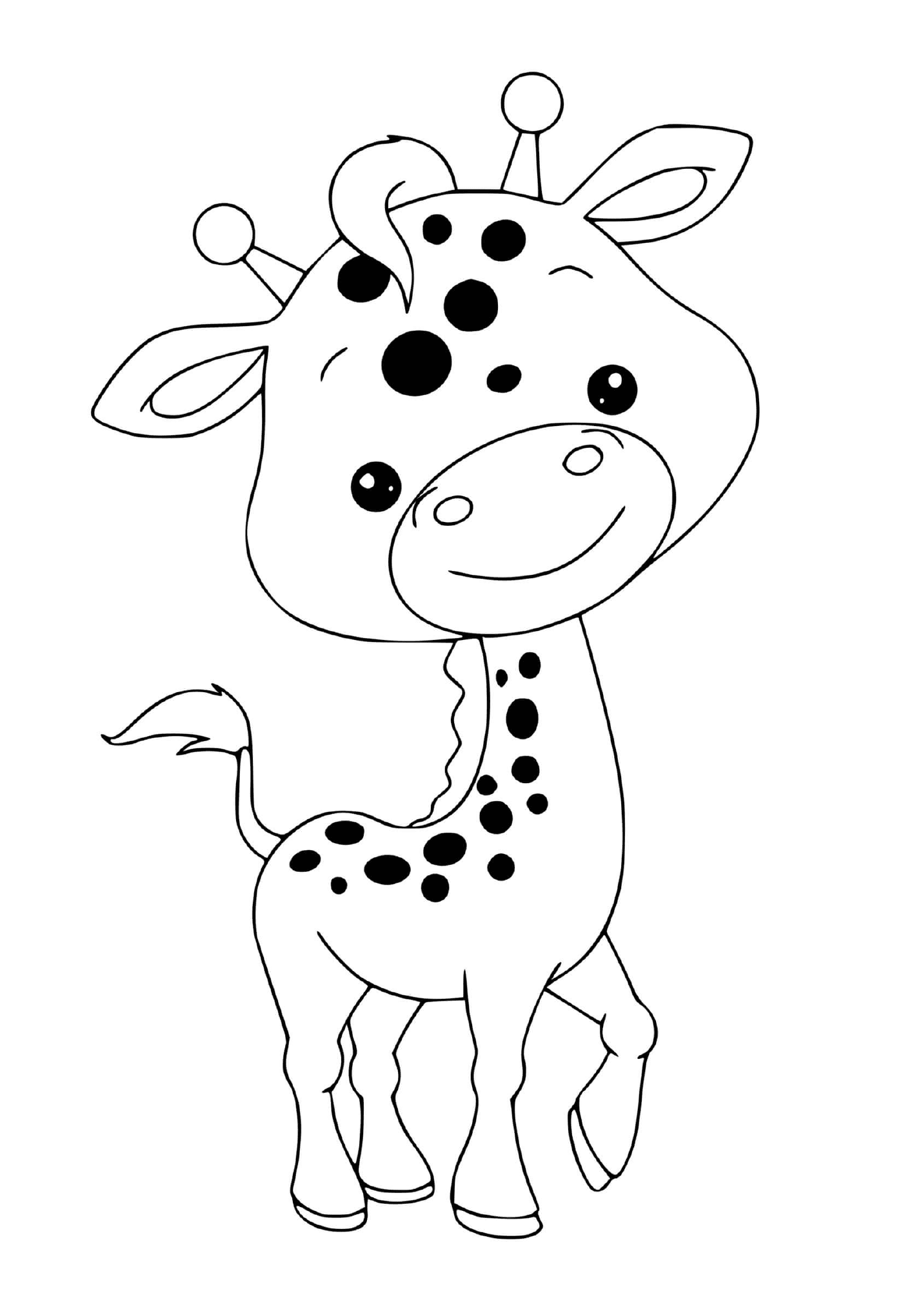  girafa bebê e sua mãe 