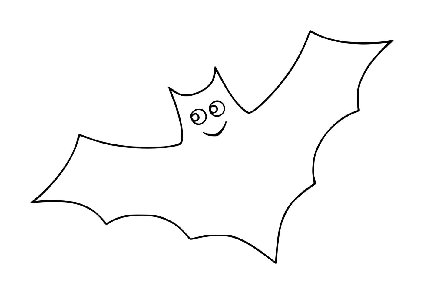  bat sorrindo em voo 