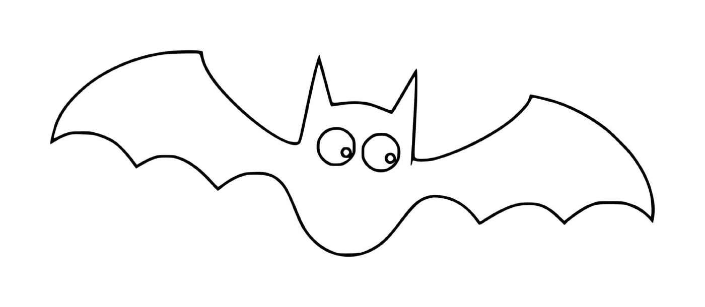 morcego simples na versão dos desenhos animados 