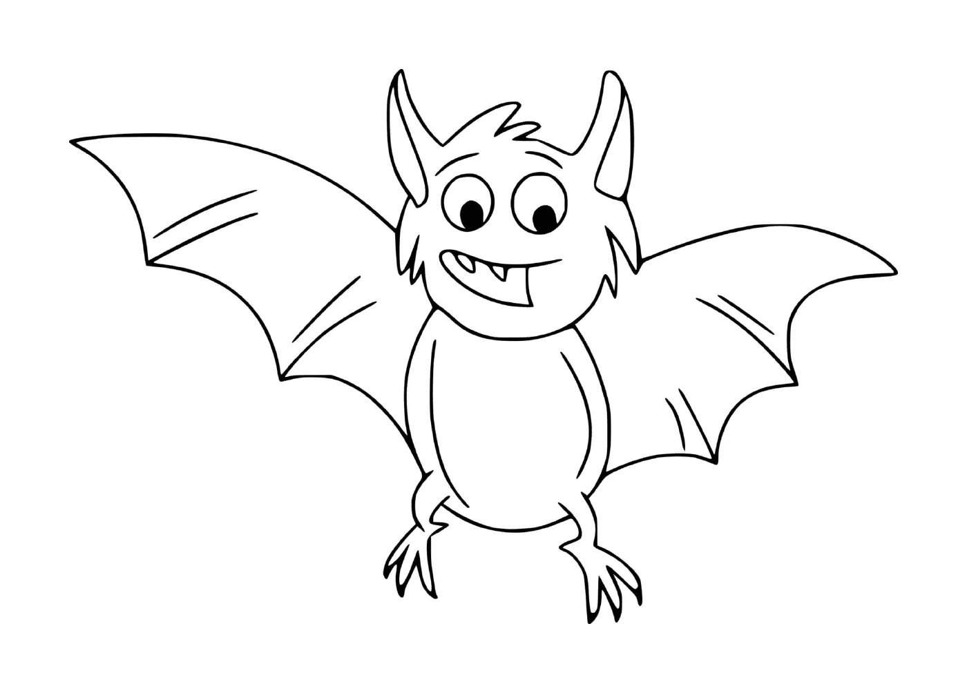  pequeno morcego assustado 