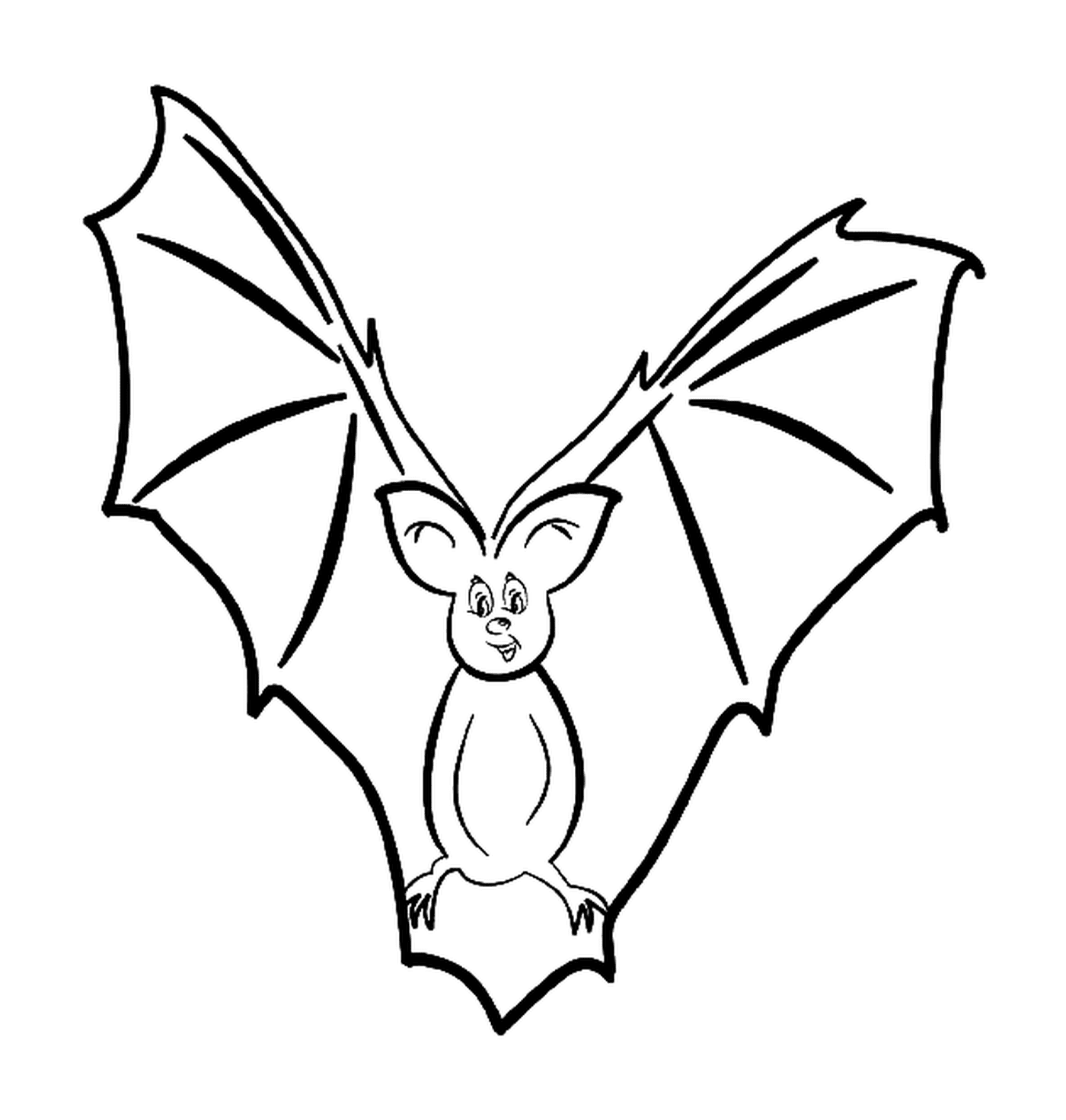  Um morcego com uma asa diferente 