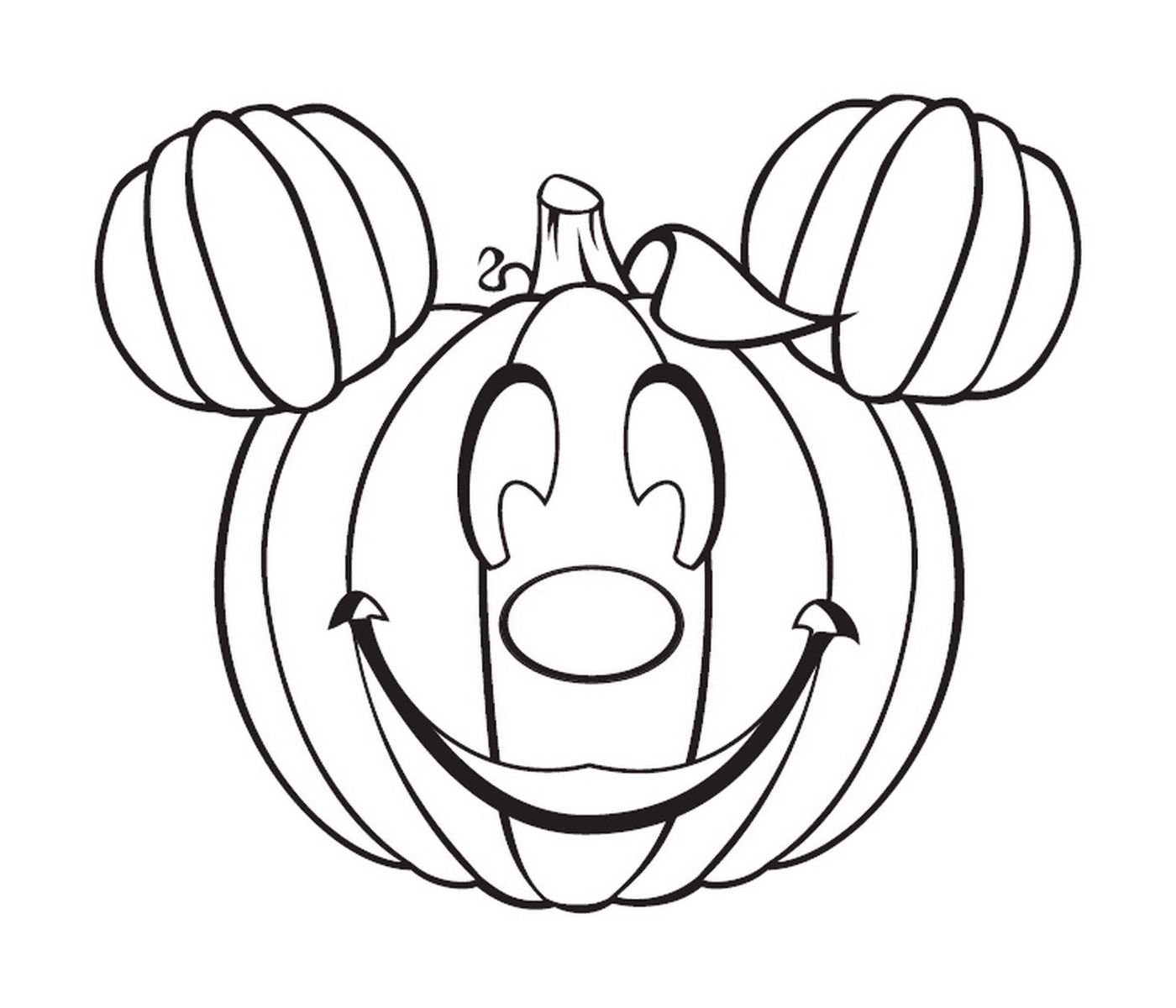  Mickey Pumpkin Mouse Halloween 